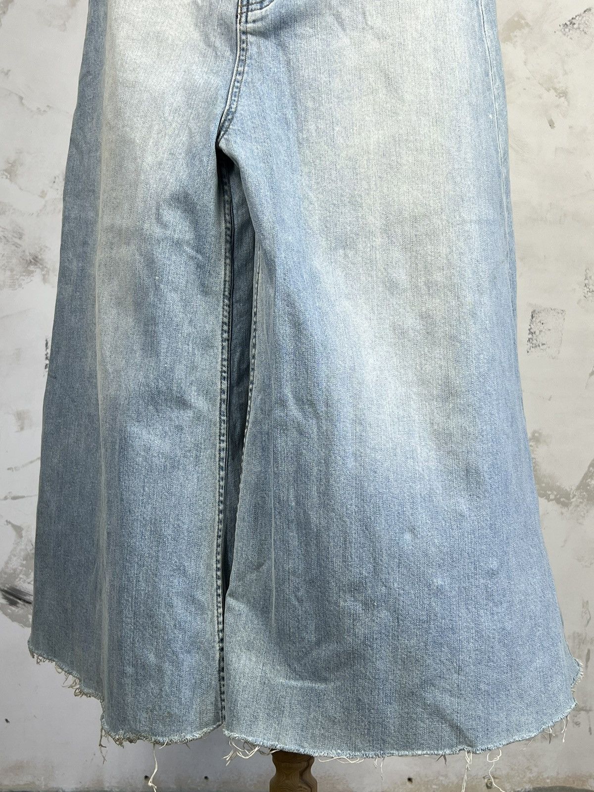Cheap Monday Vintage Cheap Monday Wide-Leg Denim Culottes Size M - L Size 34" / US 12 / IT 48 - 3 Thumbnail