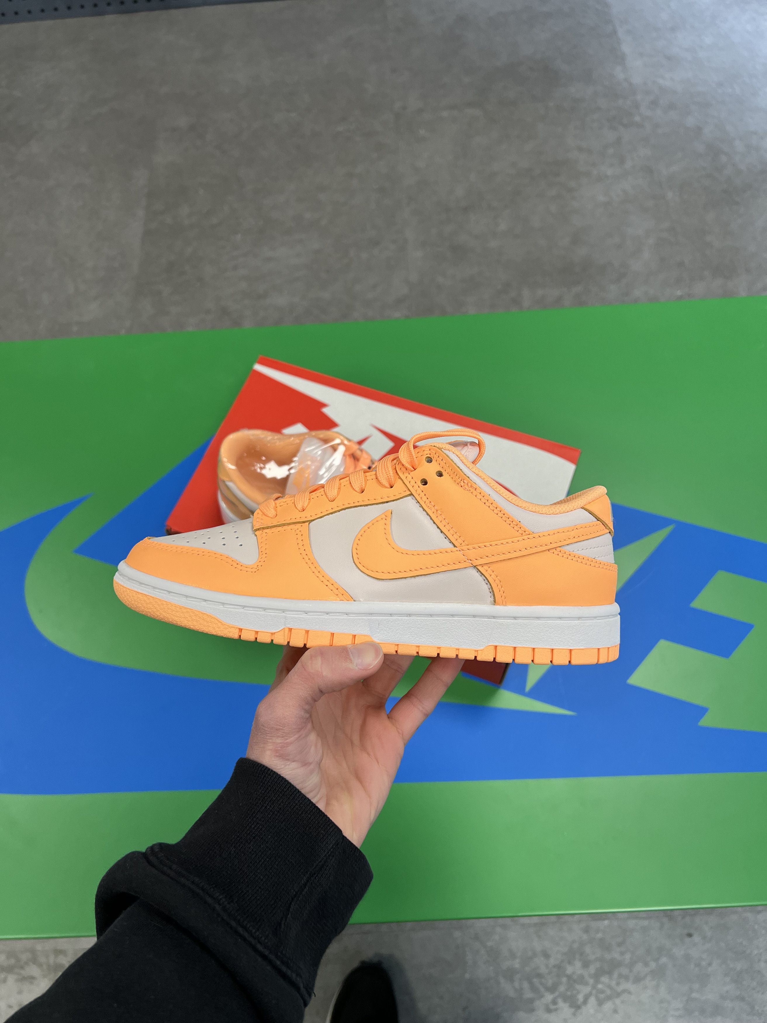 image of Nike Dunk Low Peach Cream Shoes, Women's (Size 7.5)