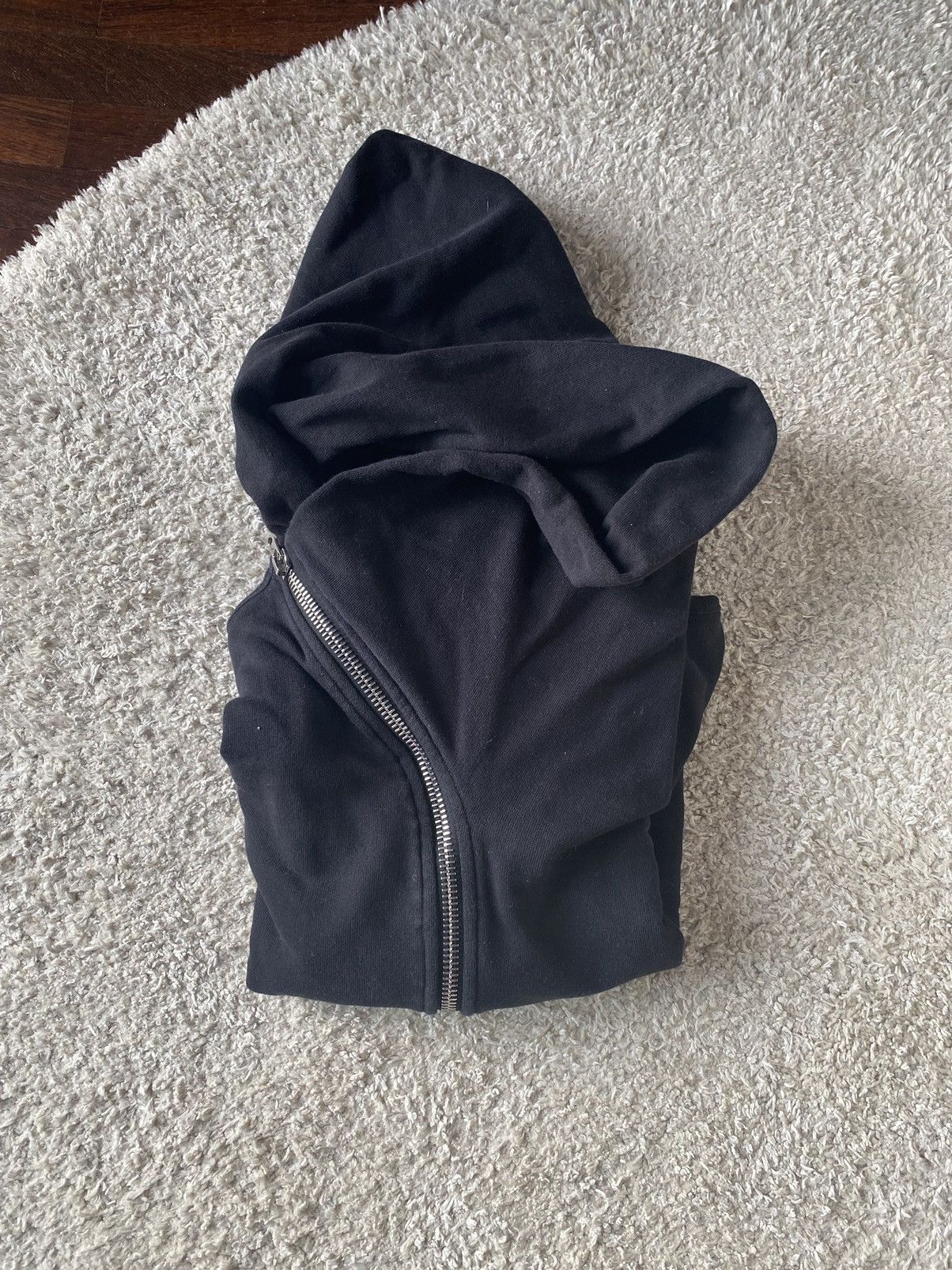 Rick Owens Rick owens x champions mountain hoodie pentagram black | Grailed