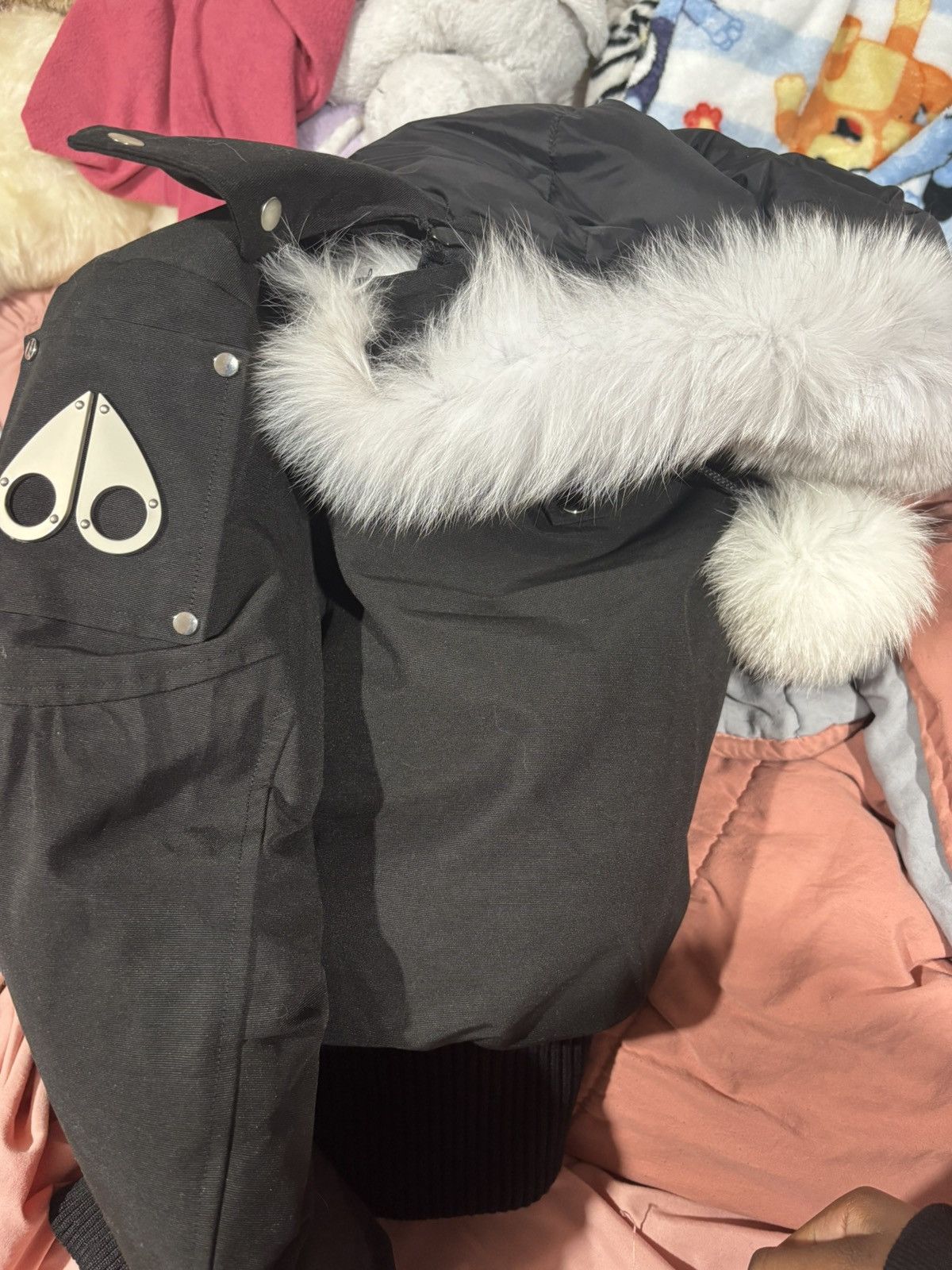 Moose Knuckles original debbie shearling trim bomber jacket Size S / US 4 / IT 40 - 4 Thumbnail