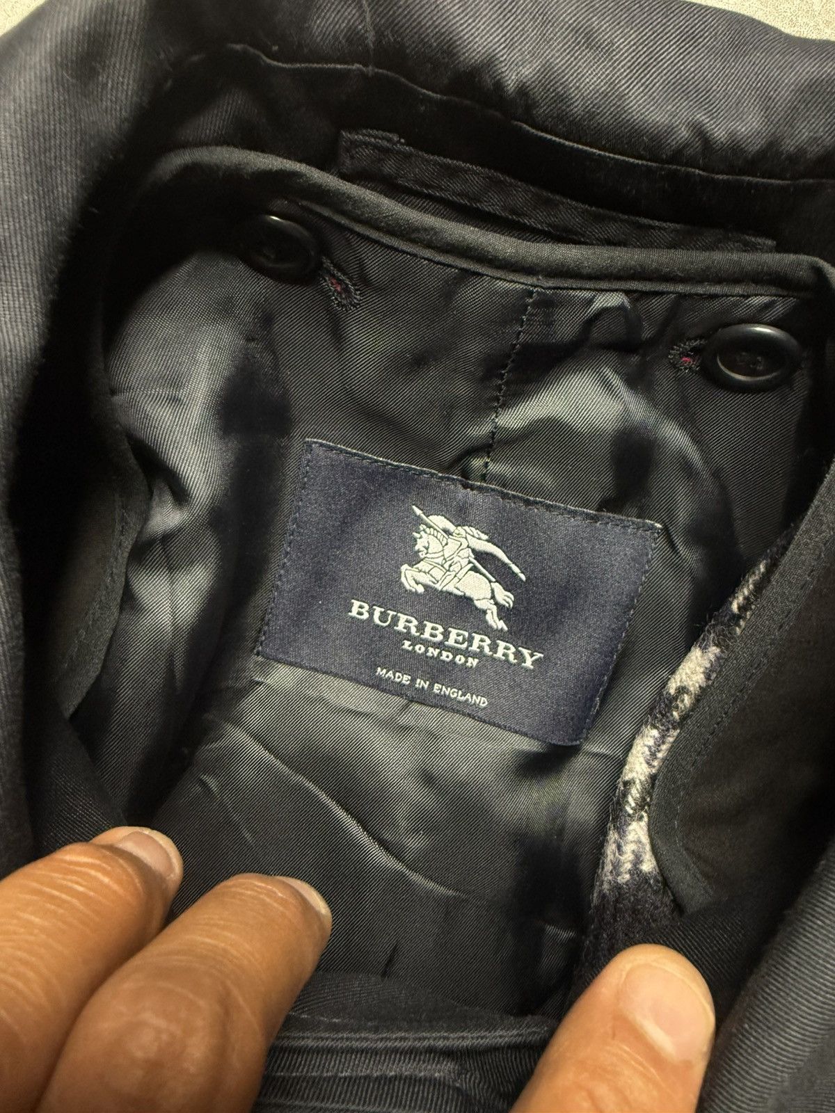 Burberry Vintage Burberry Detachable Wool Plaid Lining Trench Coat Size US L / EU 52-54 / 3 - 6 Thumbnail