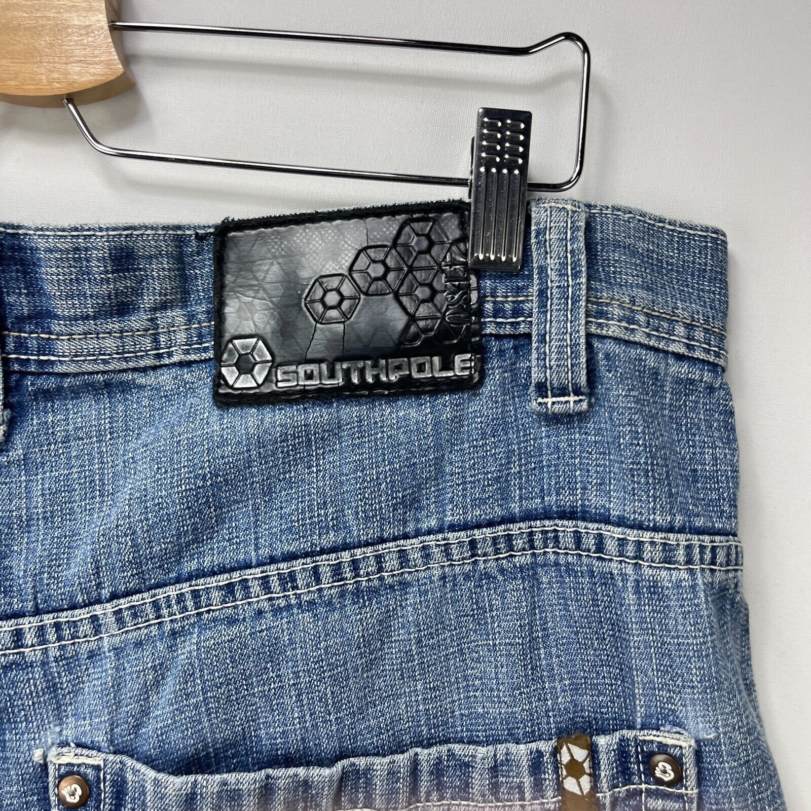 Rocawear × Vintage Vintage Y2K South Pole Baggy Streetwear Pants Size 38 Skater Size US 38 / EU 54 - 3 Thumbnail