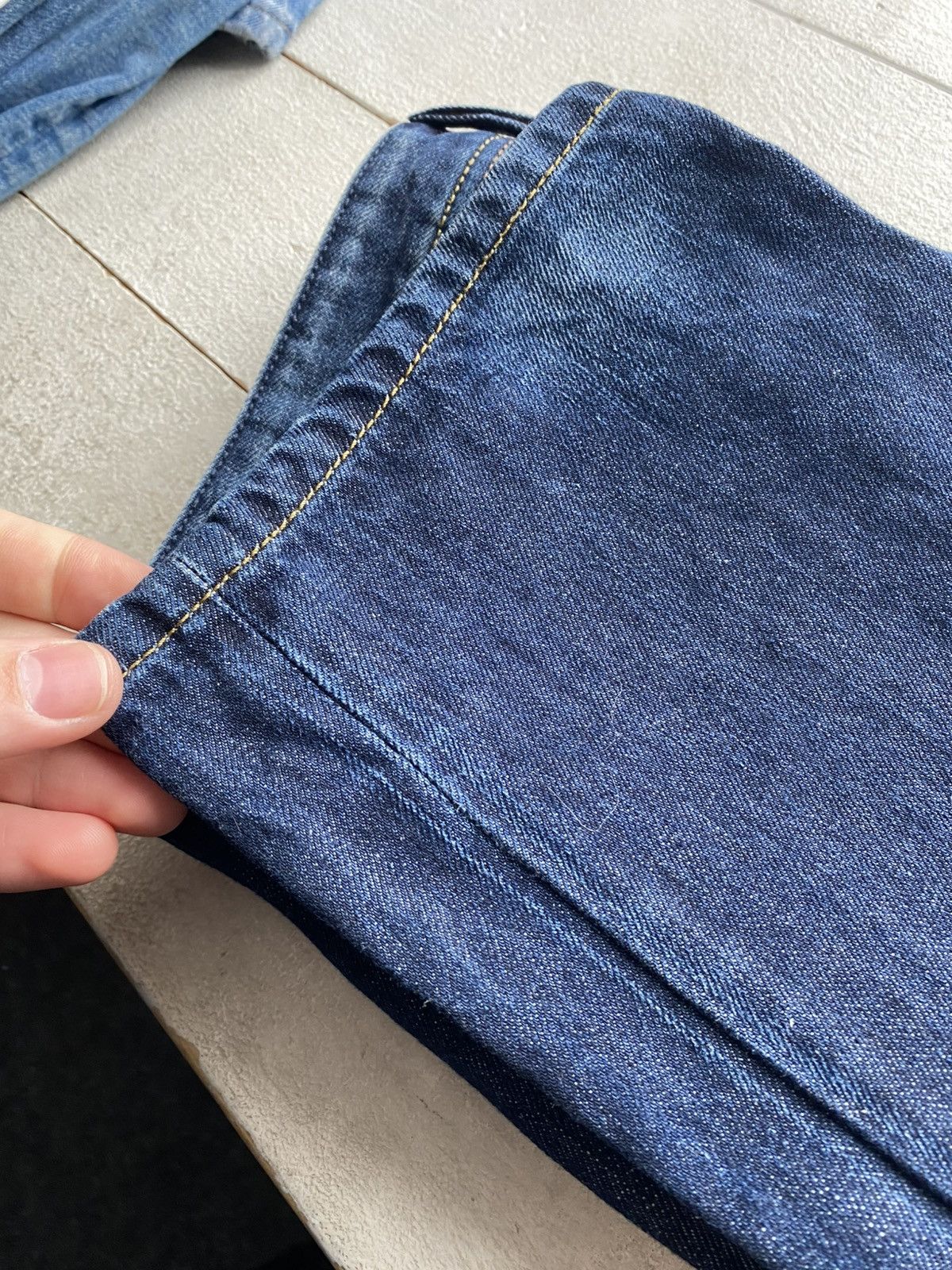 Diesel Luxury 00s Diesel Safado Retro Regular Slim Straight Jeans Size US 31 - 18 Thumbnail