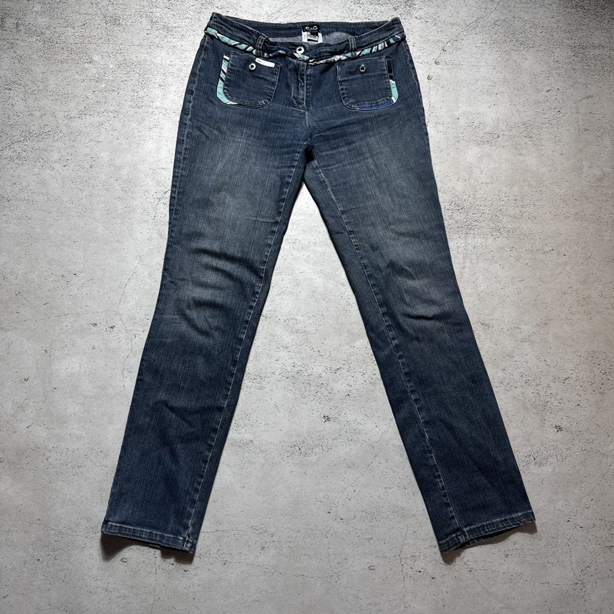 Dolce & Gabbana 90s avant garde dolce gabbana jeans asymmetrical pockets Size 29" - 1 Thumbnail