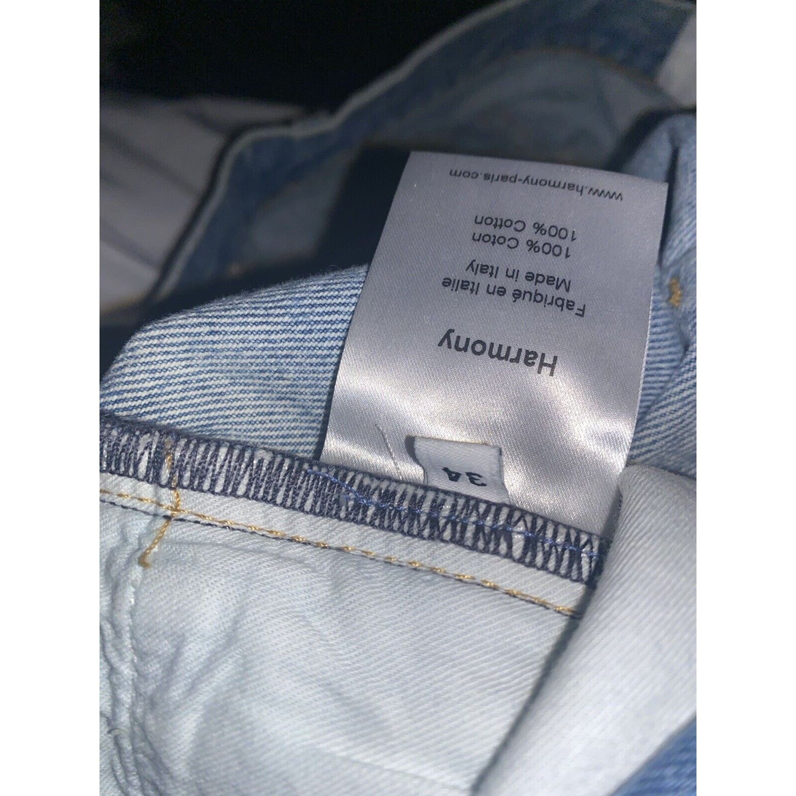 Harmony Paris Harmony Paris Dorian Jeans Size 34 Button Fly Straight Italy Size US 34 / EU 50 - 9 Thumbnail