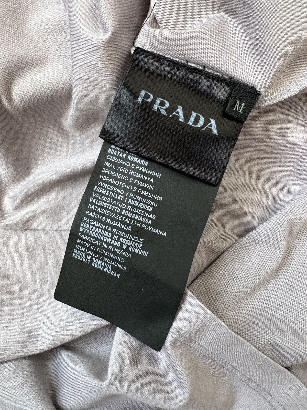 Prada PRADA Men’s Gray Polo Shirt size M Size US M / EU 48-50 / 2 - 8 Thumbnail