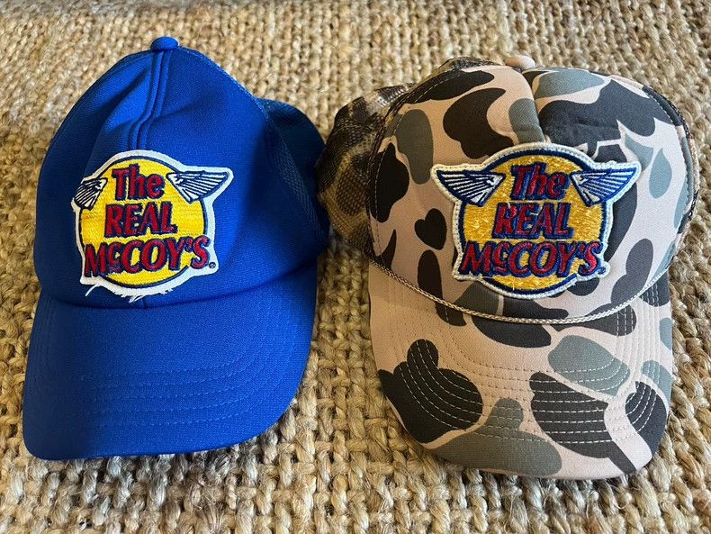 The Real McCoy's The Real McCoys Old-Style Classic Logo Baseball Cap/Sun Ha Size ONE SIZE - 9 Thumbnail