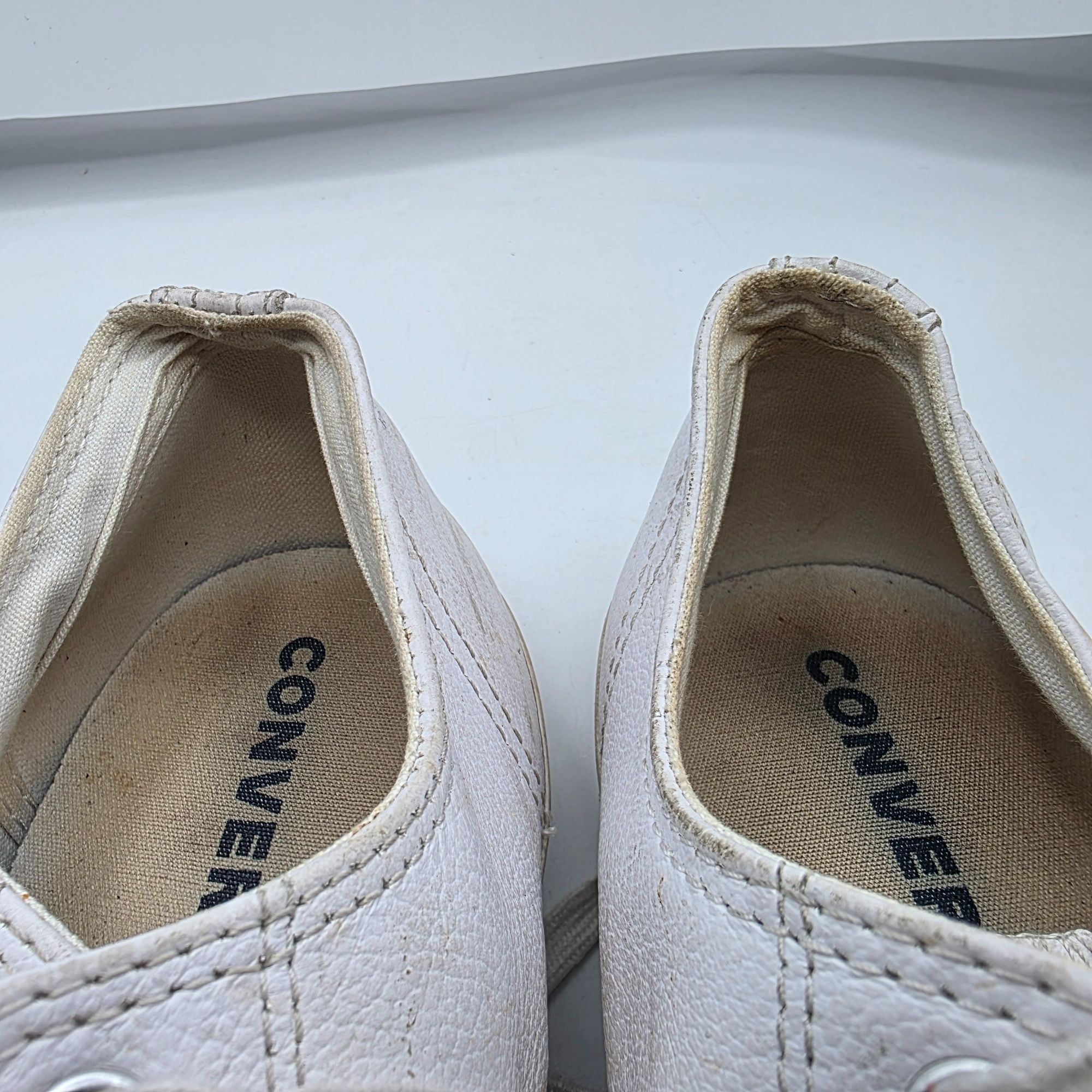 Converse Converse Jack Purcell Mens Size 8.5 White Shoes Leather Casu Size US 8.5 / EU 41-42 - 7 Thumbnail