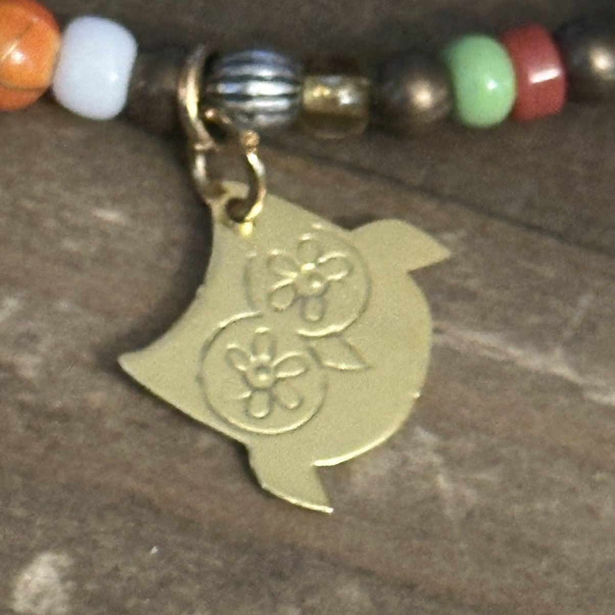 Other Multicolor mixed bead owl charm stretch bracelet Size ONE SIZE - 4 Thumbnail