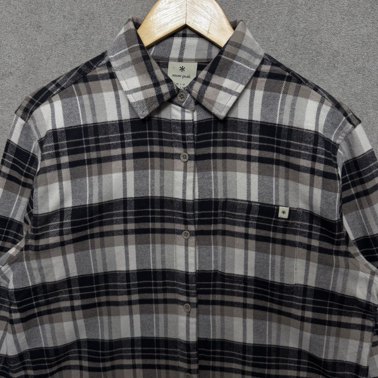 Snow Peak Snow Peak Oversized Flannel Plaid Shirt Size S / US 4 / IT 40 - 2 Thumbnail