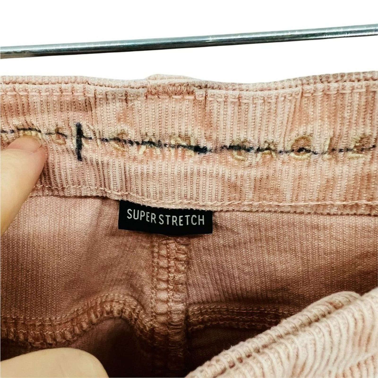 American Eagle Outfitters American Eagle Women's Super Stretch Corduroy Curvy Mom Size 34" / US 12 / IT 48 - 5 Thumbnail
