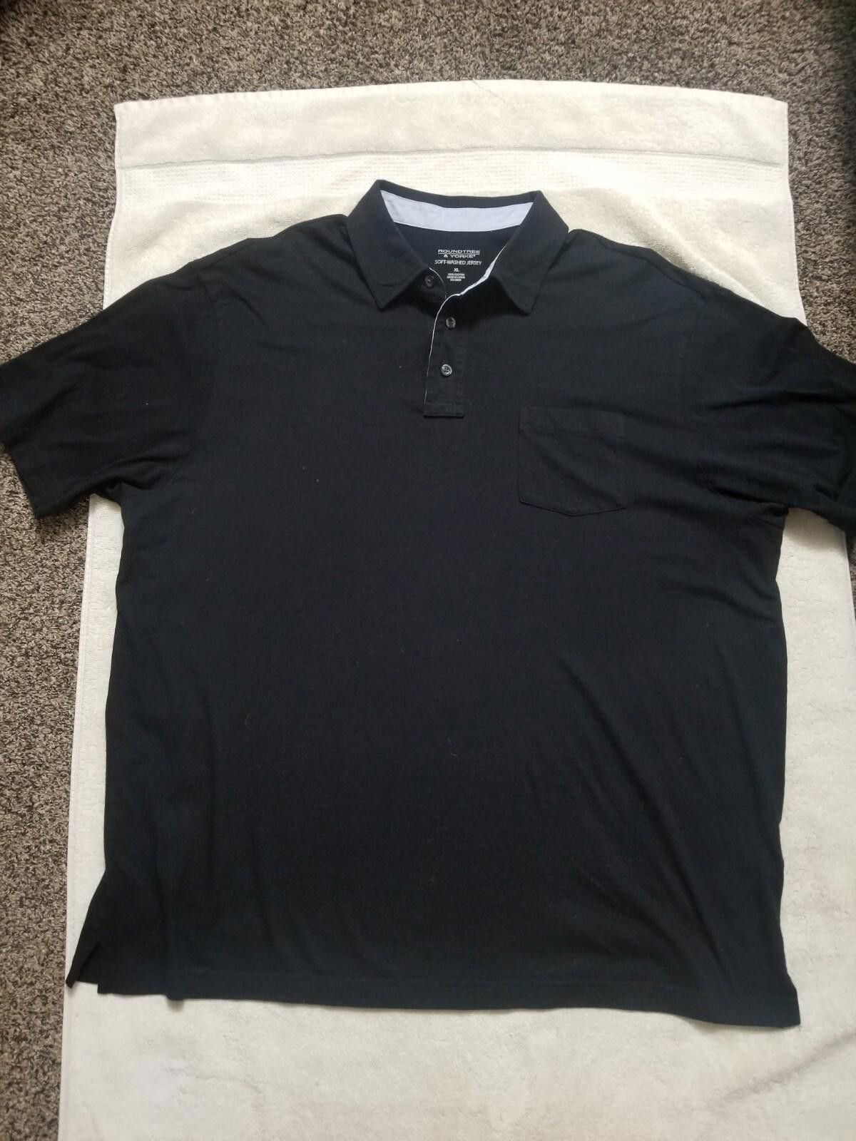 Roundtree & Yorke Roundtree & Yorke Soft-Washed Jersey XL Black Size US XL / EU 56 / 4 - 2 Thumbnail