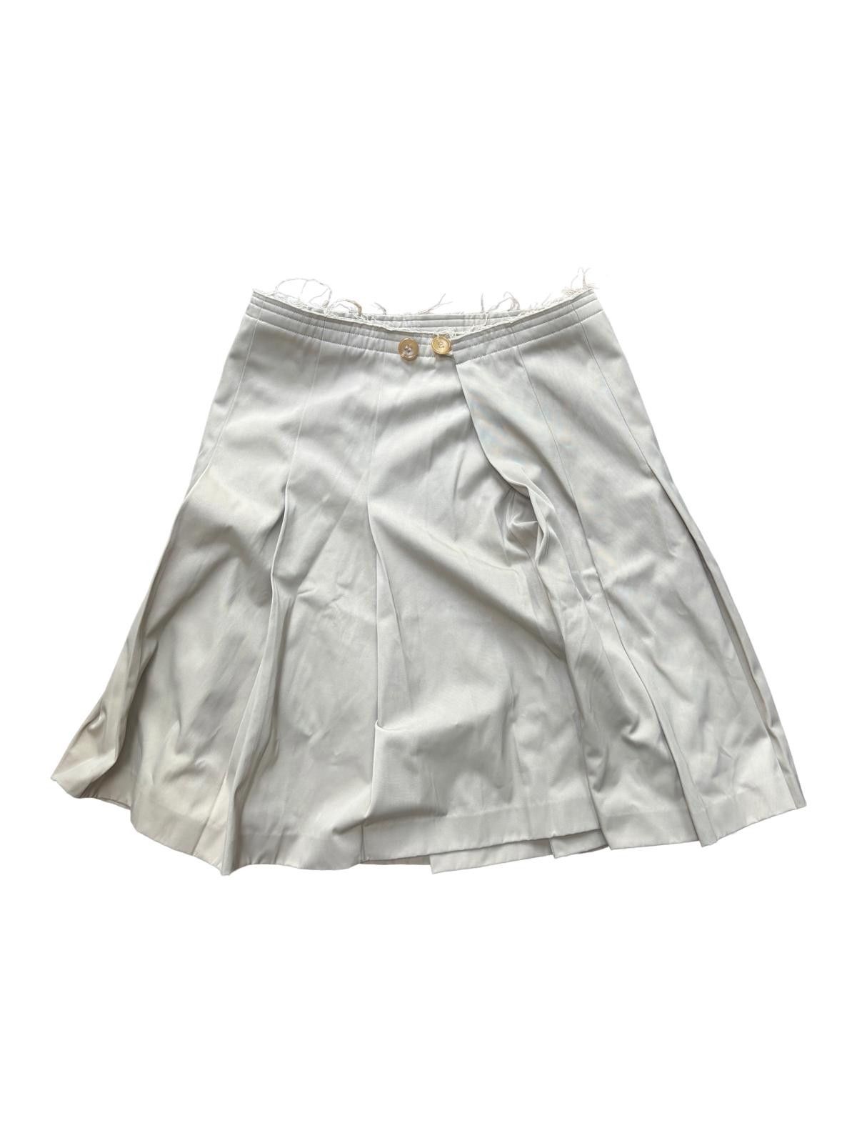 Yohji Yamamoto Yohji Yamamoto Skirt Beige UK 10 Size 28" / US 6 / IT 42 - 1 Thumbnail