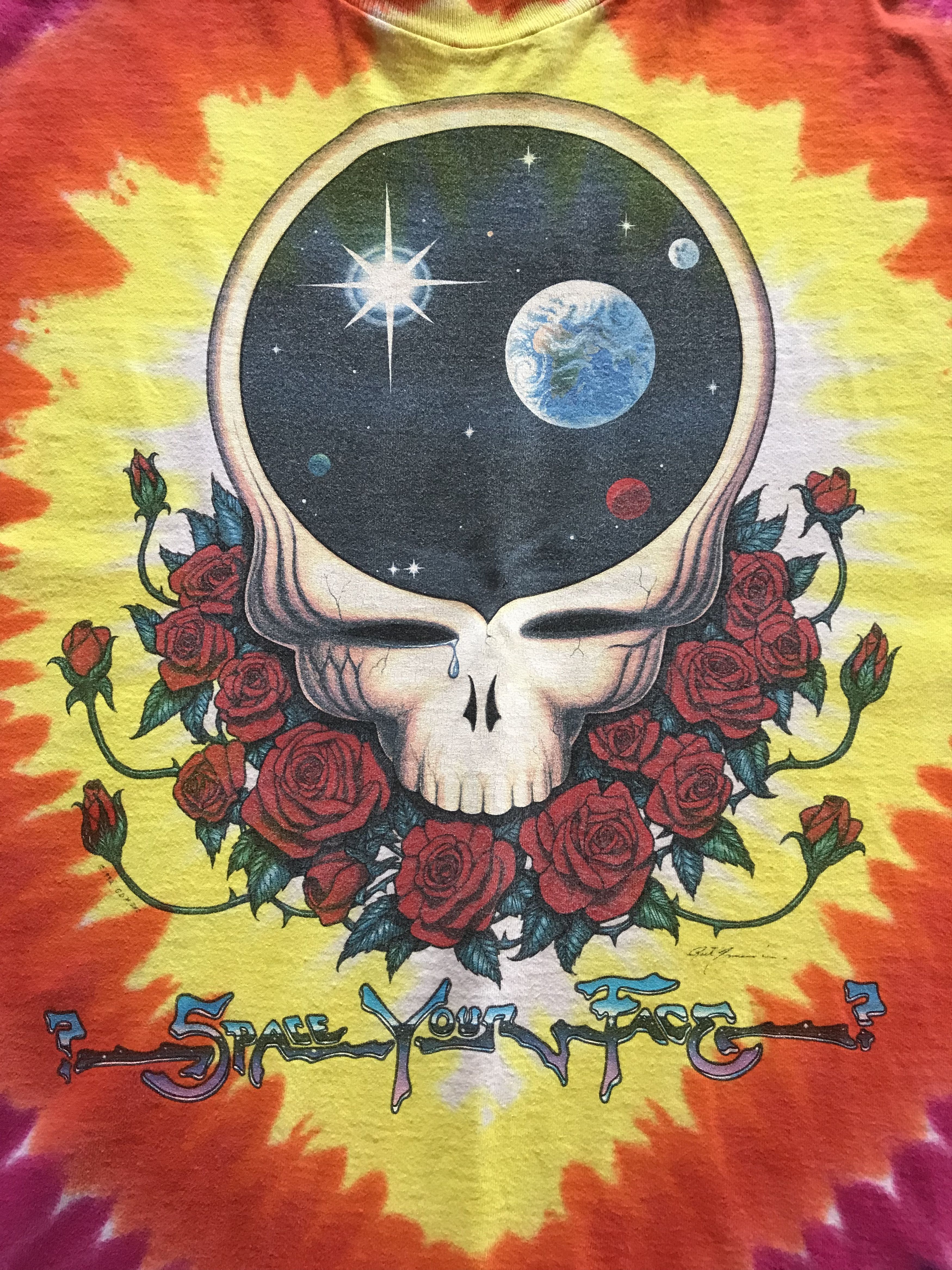 Liquid Blue Vintage shirt 1992 Grateful Dead Space Your Face Liquid Blue Size US L / EU 52-54 / 3 - 2 Thumbnail