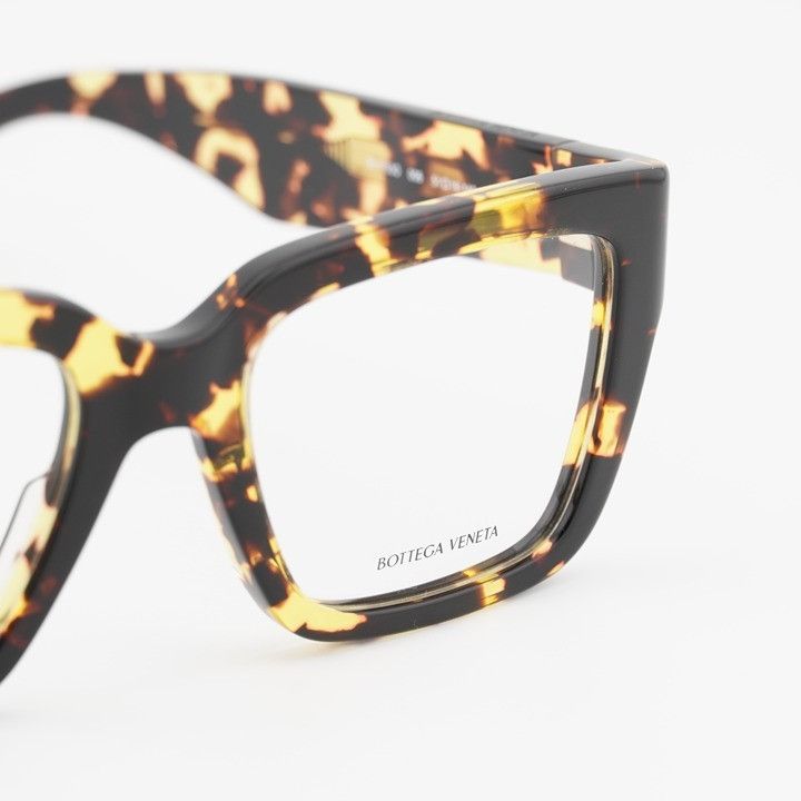 Bottega Veneta Bottega Veneta BV1153O 006 Eyeglasses Havana 51mm Square Size ONE SIZE - 6 Thumbnail