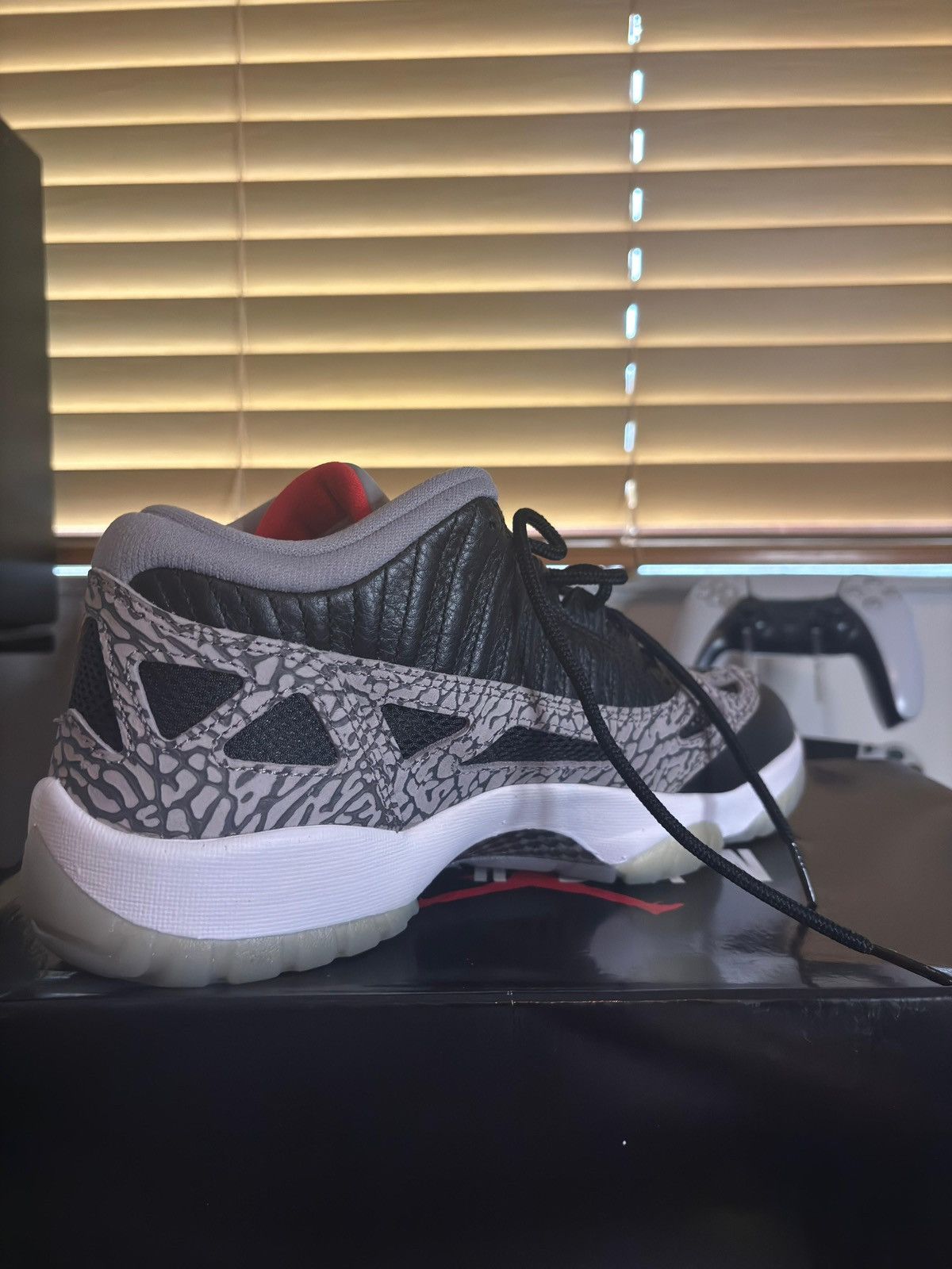 Jordan Brand Air Jordan 11 Retro Low IE "Black Cement" Size US 11 / EU 44 - 5 Thumbnail