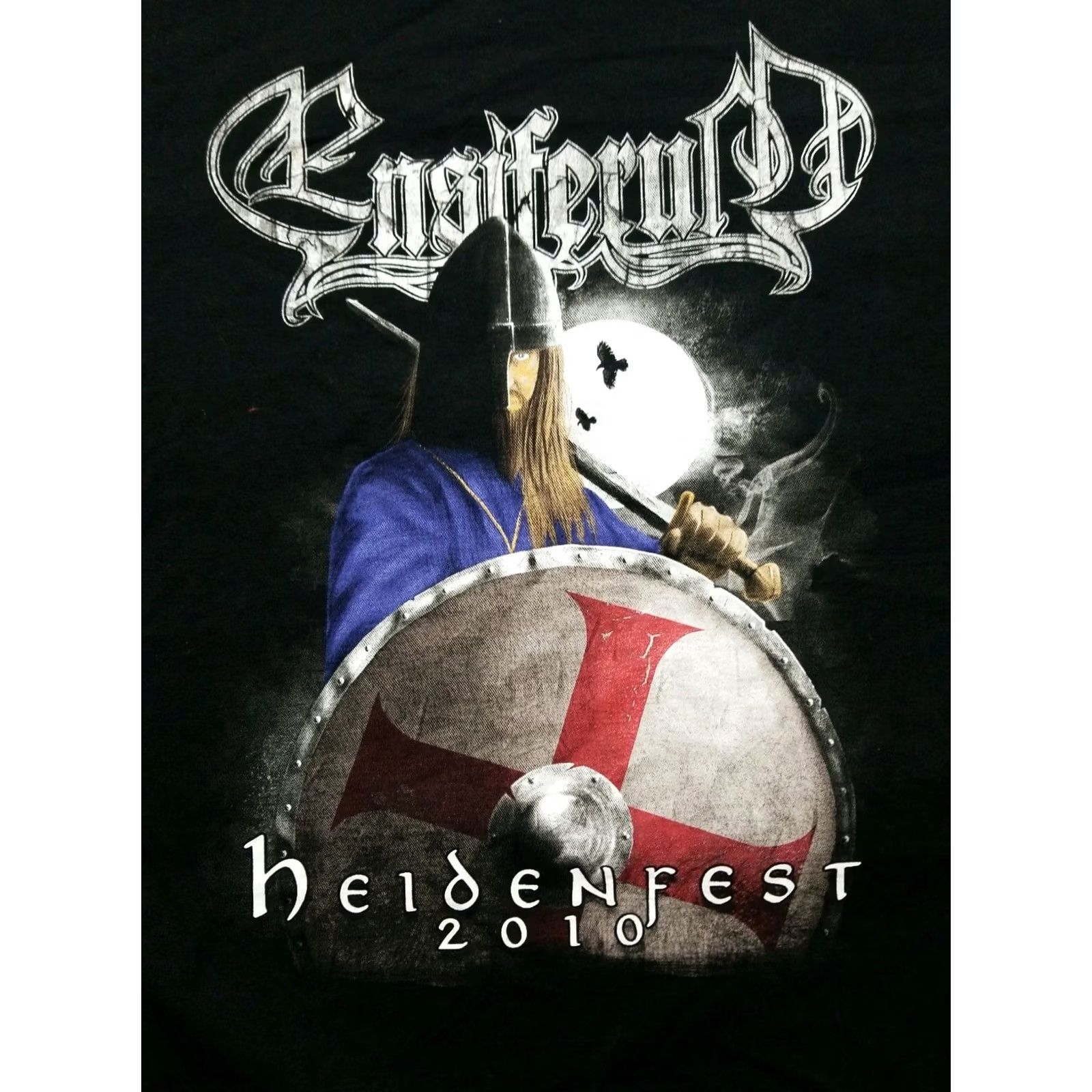 Fruit Of The Loom Vintage Black Metal Shirt XXL Fruit of the Loom Mens Size US XXL / EU 58 / 5 - 2 Thumbnail