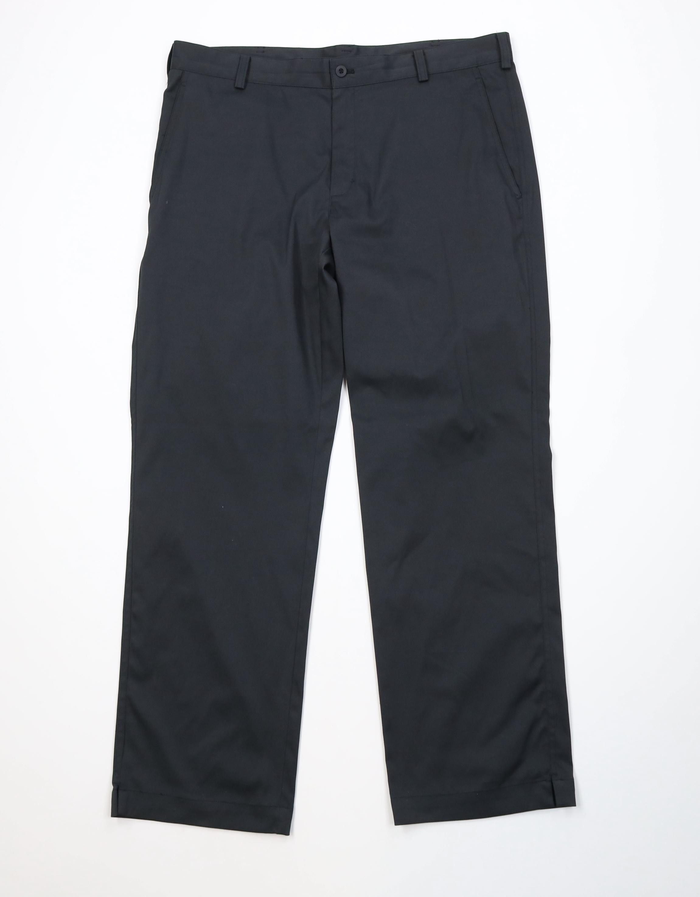 Nike Vintage Y2K Nike Golf Tech Knit Wide Leg Chino Pants Black Size US 36 / EU 52 - 1 Thumbnail