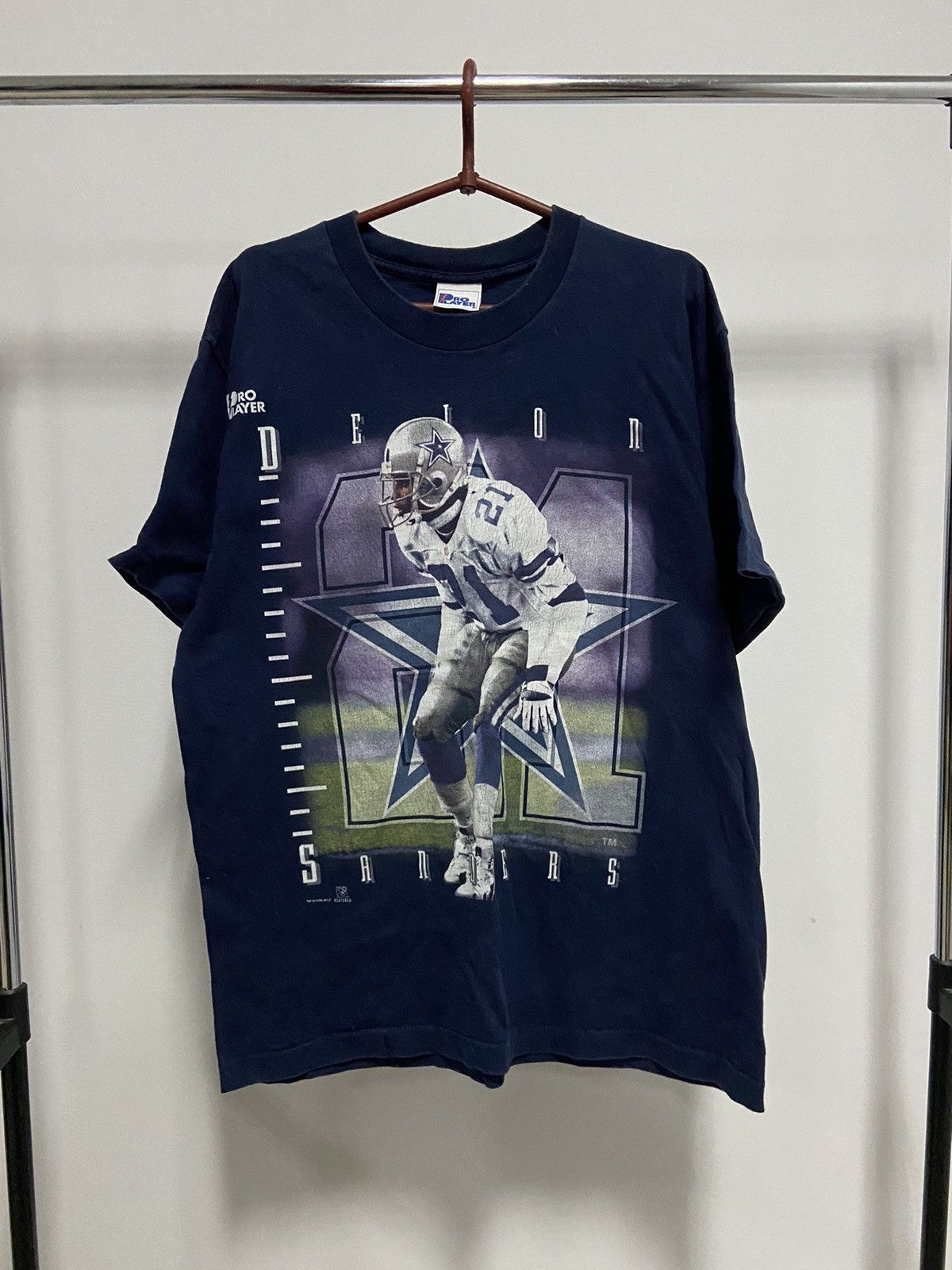 NFL × Pro Player × Vintage Deion sanders big print Rugby football Dallas cowboys Size US L / EU 52-54 / 3 - 1 Thumbnail