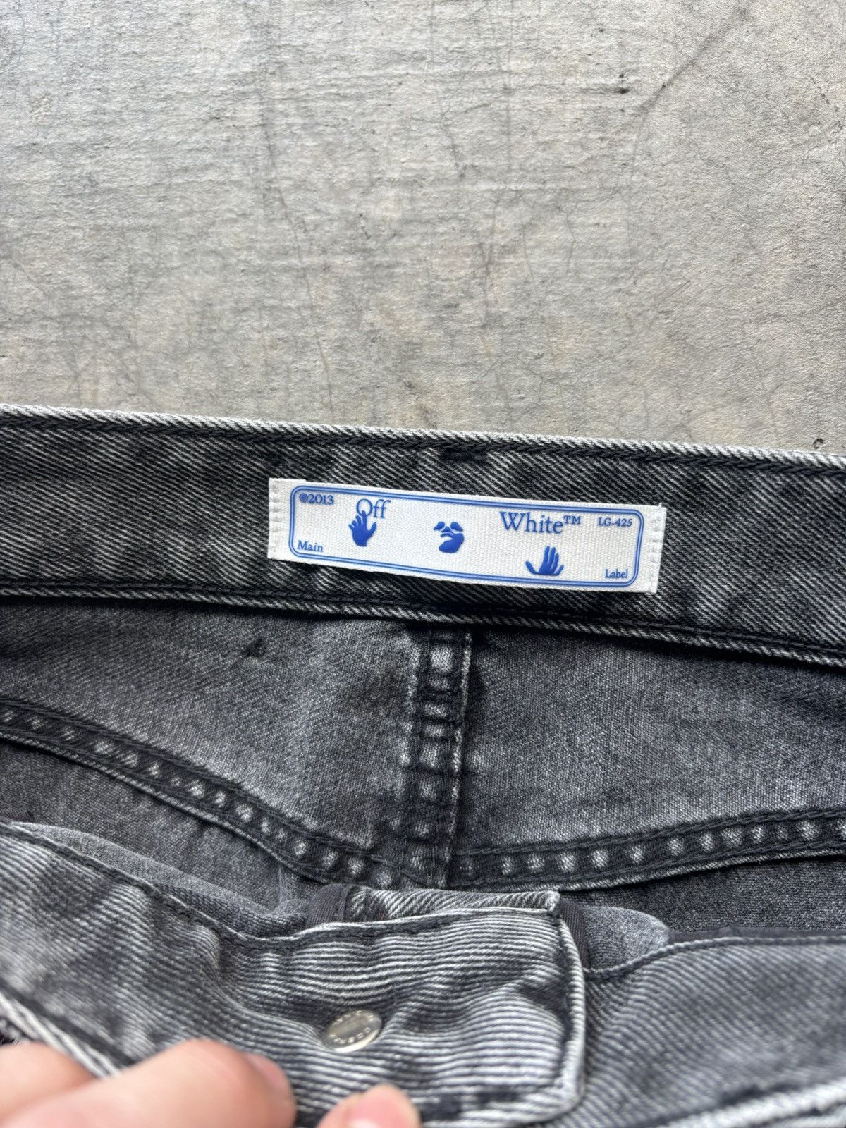 Off-White Off White X Pablo Tomek Straight Painted Jeans Size US 32 / EU 48 - 7 Thumbnail