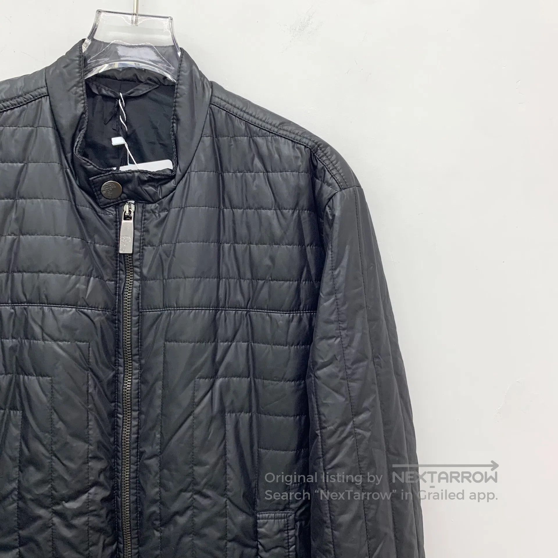 Other Versace Black long-sleeved jacket with logo on the back, s Size US M / EU 48-50 / 2 - 3 Thumbnail