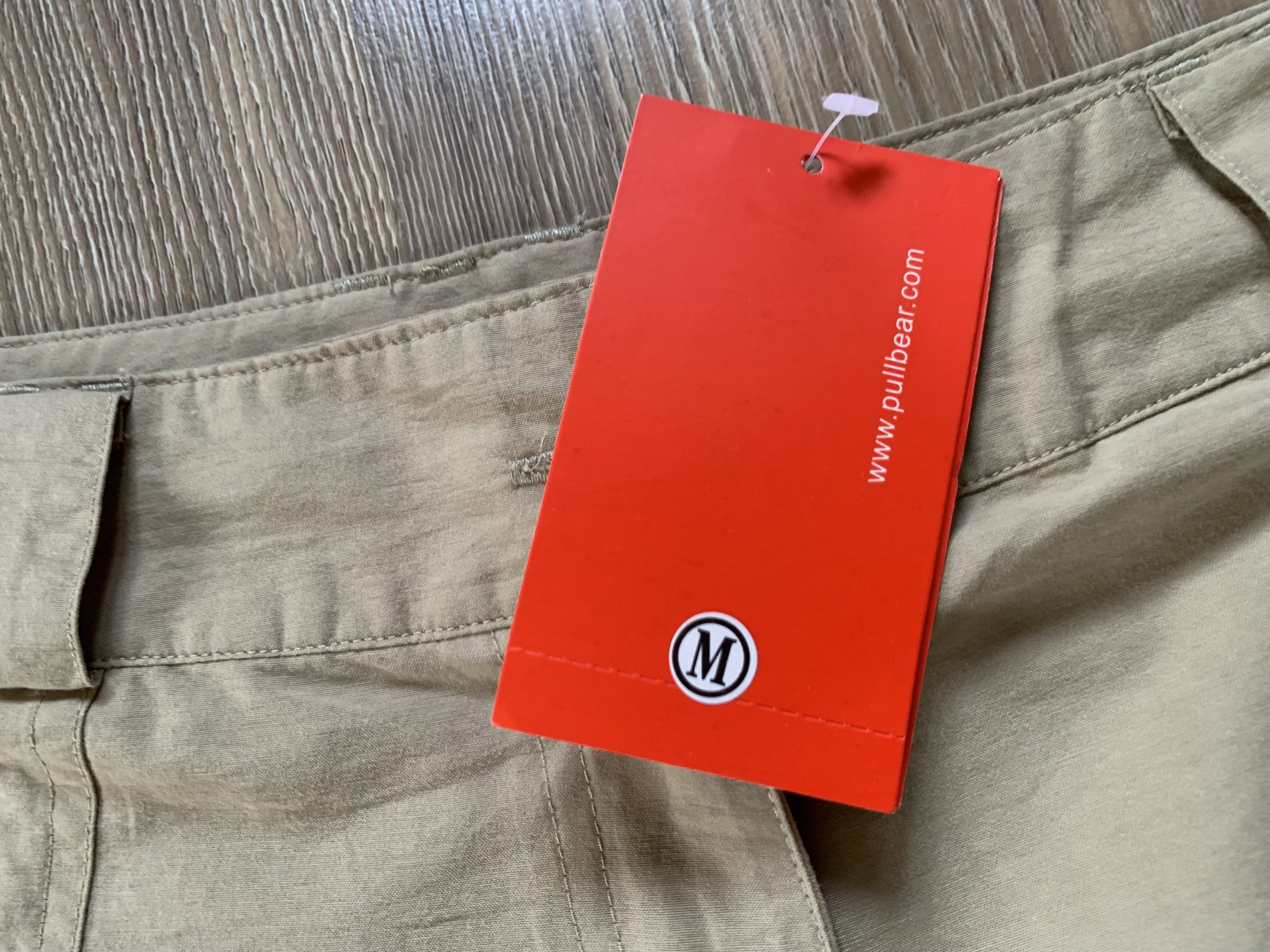 Pull & Bear Pull&Bear Women's Beige Linen Joggers Sweatpants Size 26" / US 2 / IT 38 - 7 Thumbnail