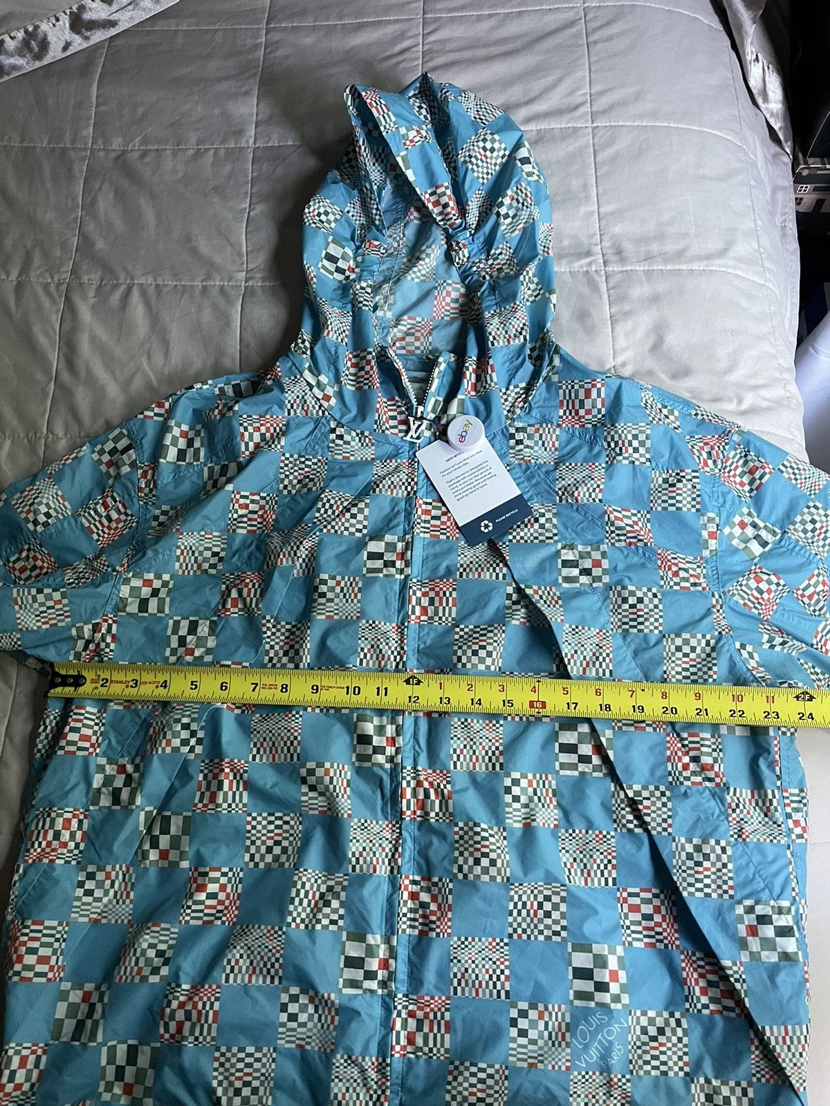 Louis Vuitton Louis Vuitton Distorted Damier Blue Windbreaker Size US M / EU 48-50 / 2 - 8 Thumbnail