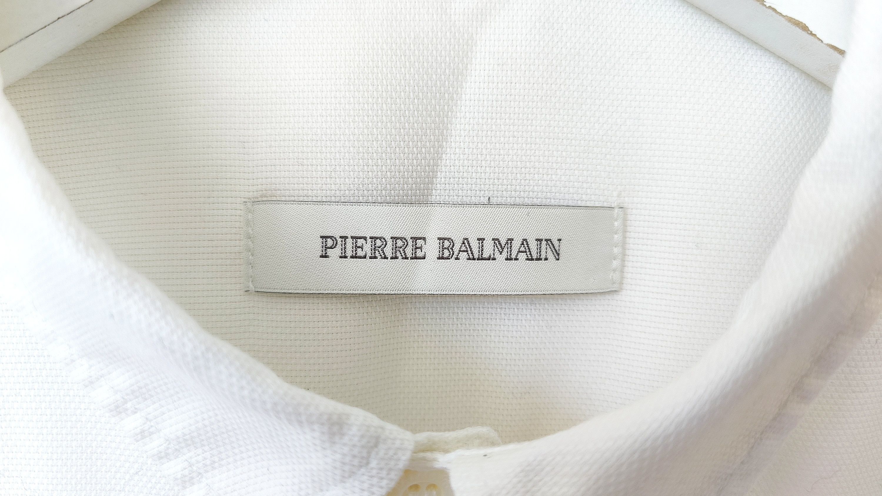 Balmain Pierre Balmain Monogram Classic Casual Button up Shirt Size US M / EU 48-50 / 2 - 4 Thumbnail