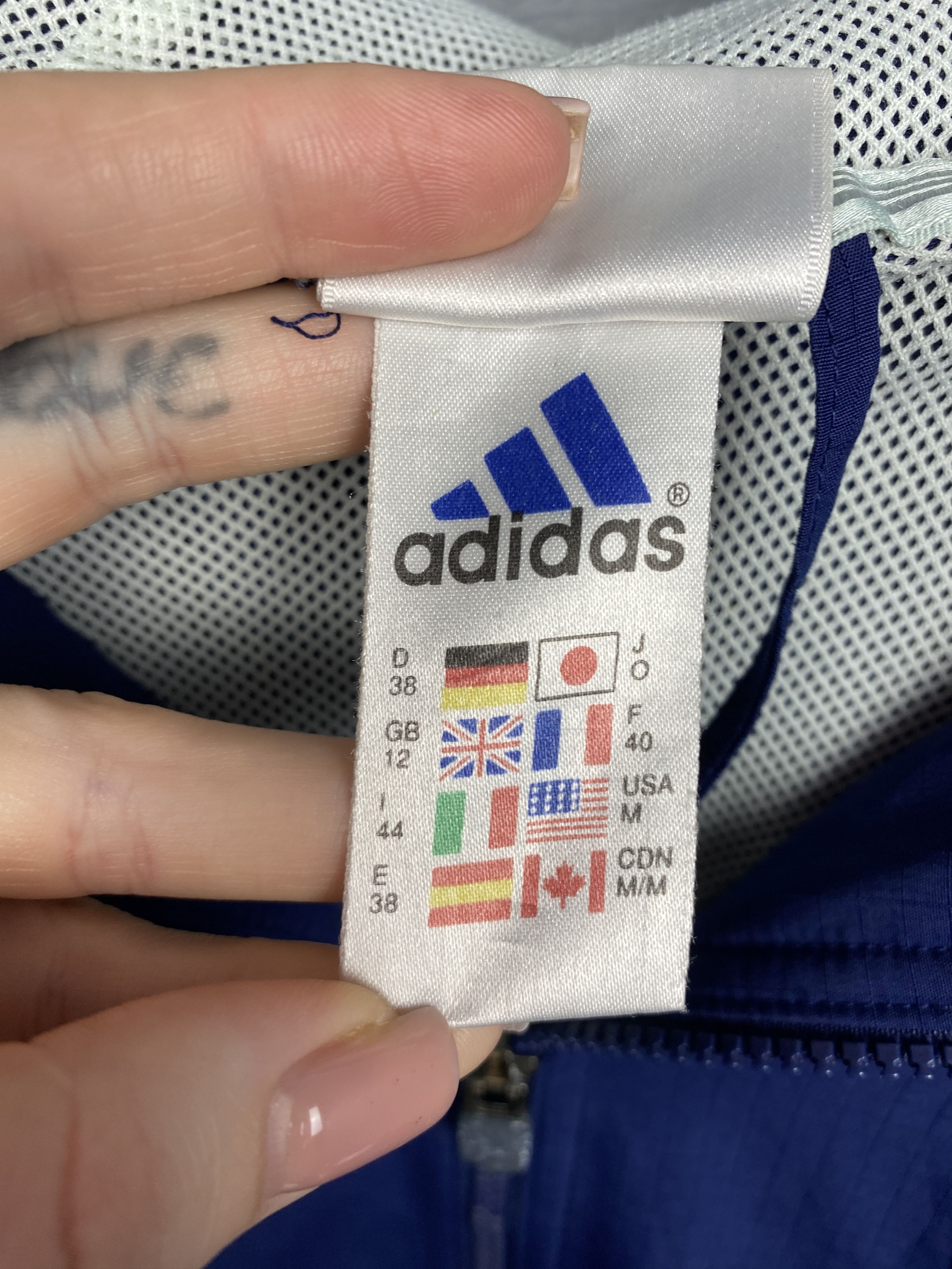 Adidas × Vintage Adidas 90s Vintage Mens Anorak Jacket Size US M / EU 48-50 / 2 - 5 Thumbnail