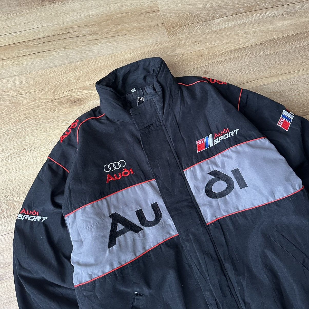 Audi Vintage Audi Sport Team Audi Racing Light Jacket Size US XL / EU 56 / 4 - 2 Thumbnail
