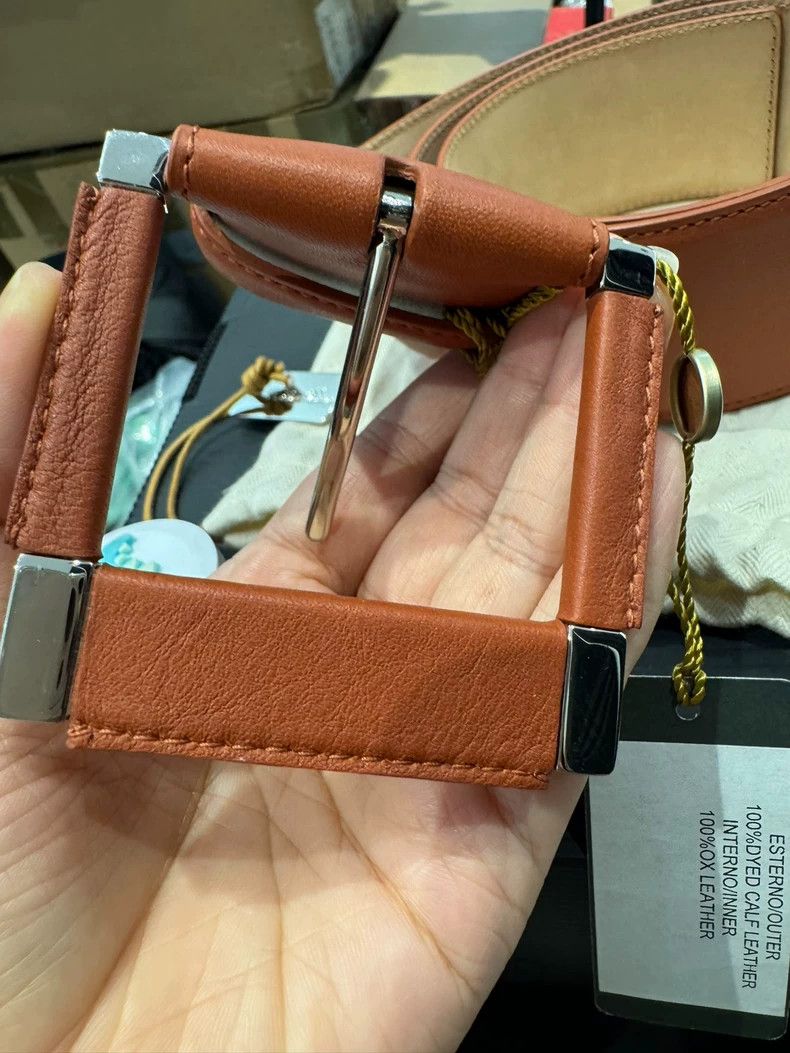 Loro Piana LORO PIANA leather belt Size ONE SIZE - 5 Thumbnail