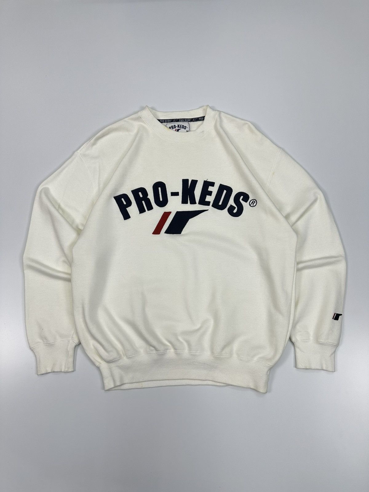 Pro-Keds Vintage 90s Pro Keds Crewneck Sweatshirt A614 Size US M / EU 48-50 / 2 - 1 Thumbnail