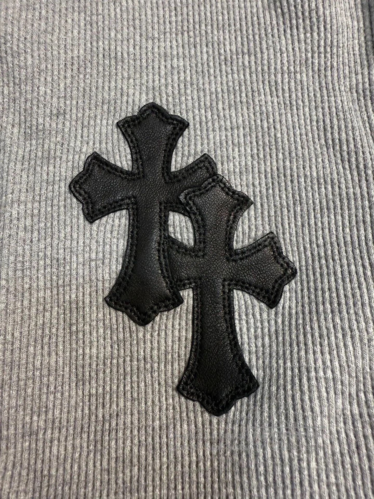 Chrome Hearts chrome hearts gray long sleeve henley shirt. Size US L / EU 52-54 / 3 - 4 Thumbnail