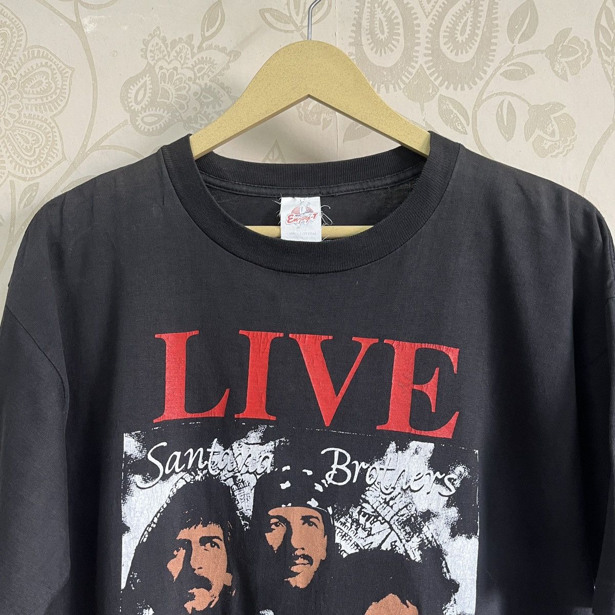 Band Tees × Vintage Rock Santana Brothers In Concert Tour 95 TShirt Size US L / EU 52-54 / 3 - 24 Thumbnail