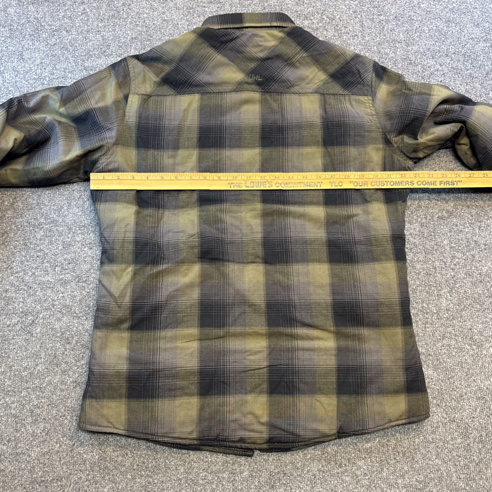 Vintage Kuhl Joyrydr Shirt-Jac Men M Sand Storm Flannel Shacket Sherpa Lined Jacket Size US M / EU 48-50 / 2 - 7 Thumbnail