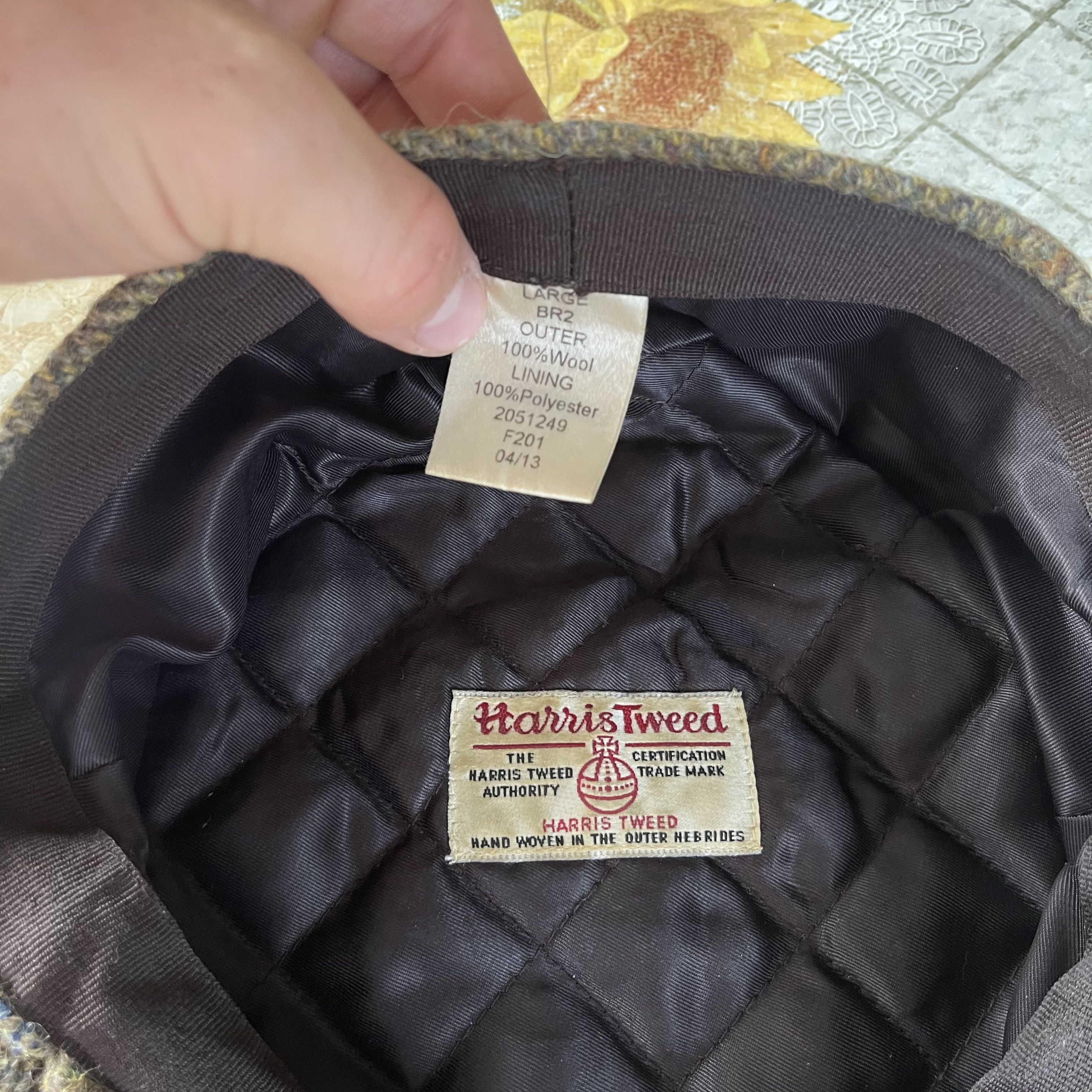 Harris Tweed × Vintage Vintage Y2K Harris Tweed Cap Streetwear Size L Size ONE SIZE - 5 Thumbnail