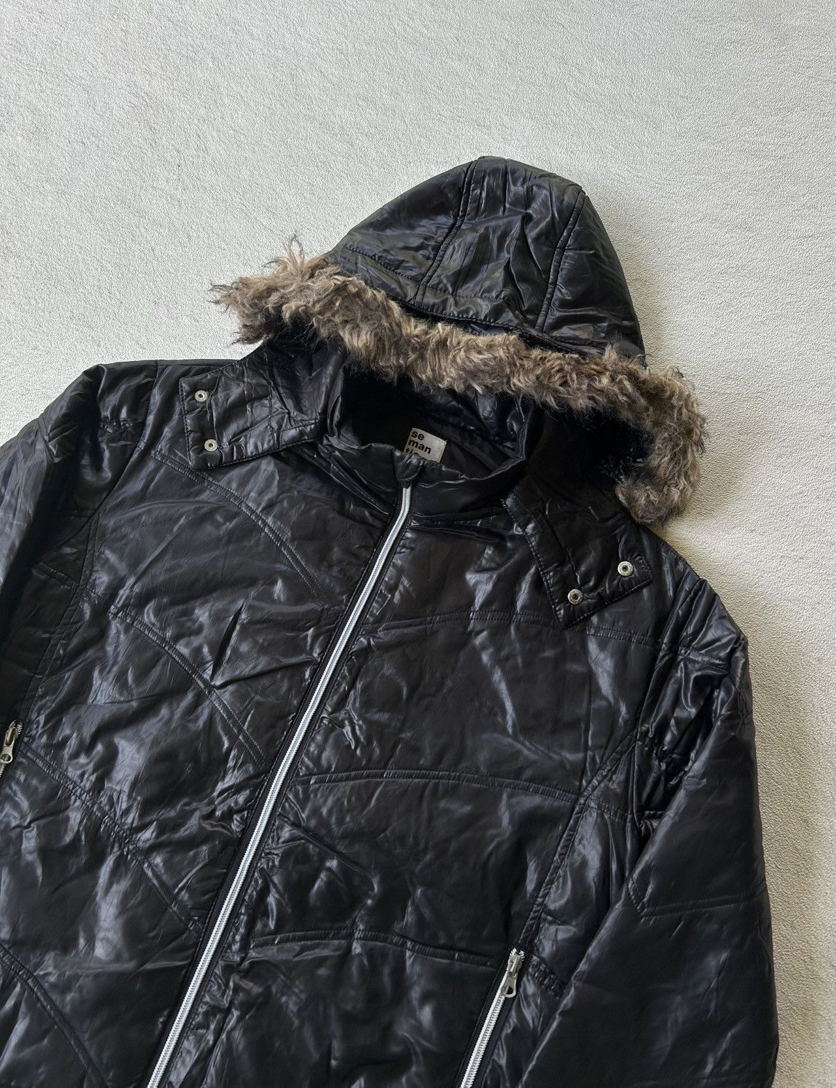 Tornado Mart 2000s Semanticdesign Fur Jacket Size US L / EU 52-54 / 3 - 2 Thumbnail