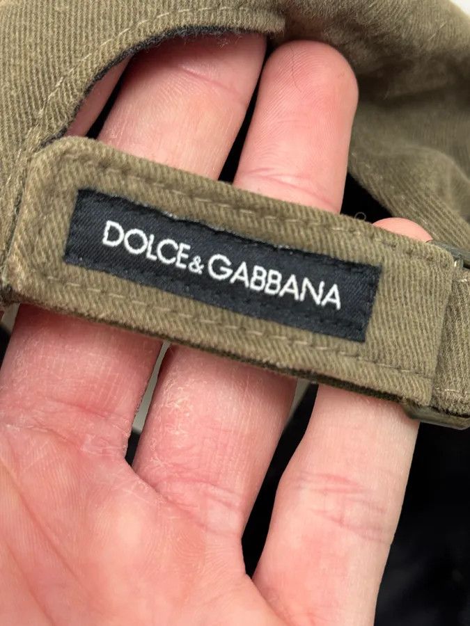 Dolce & Gabbana AW2004 Dolce & Gabbana Khaki Shearling Cap Size ONE SIZE - 11 Thumbnail