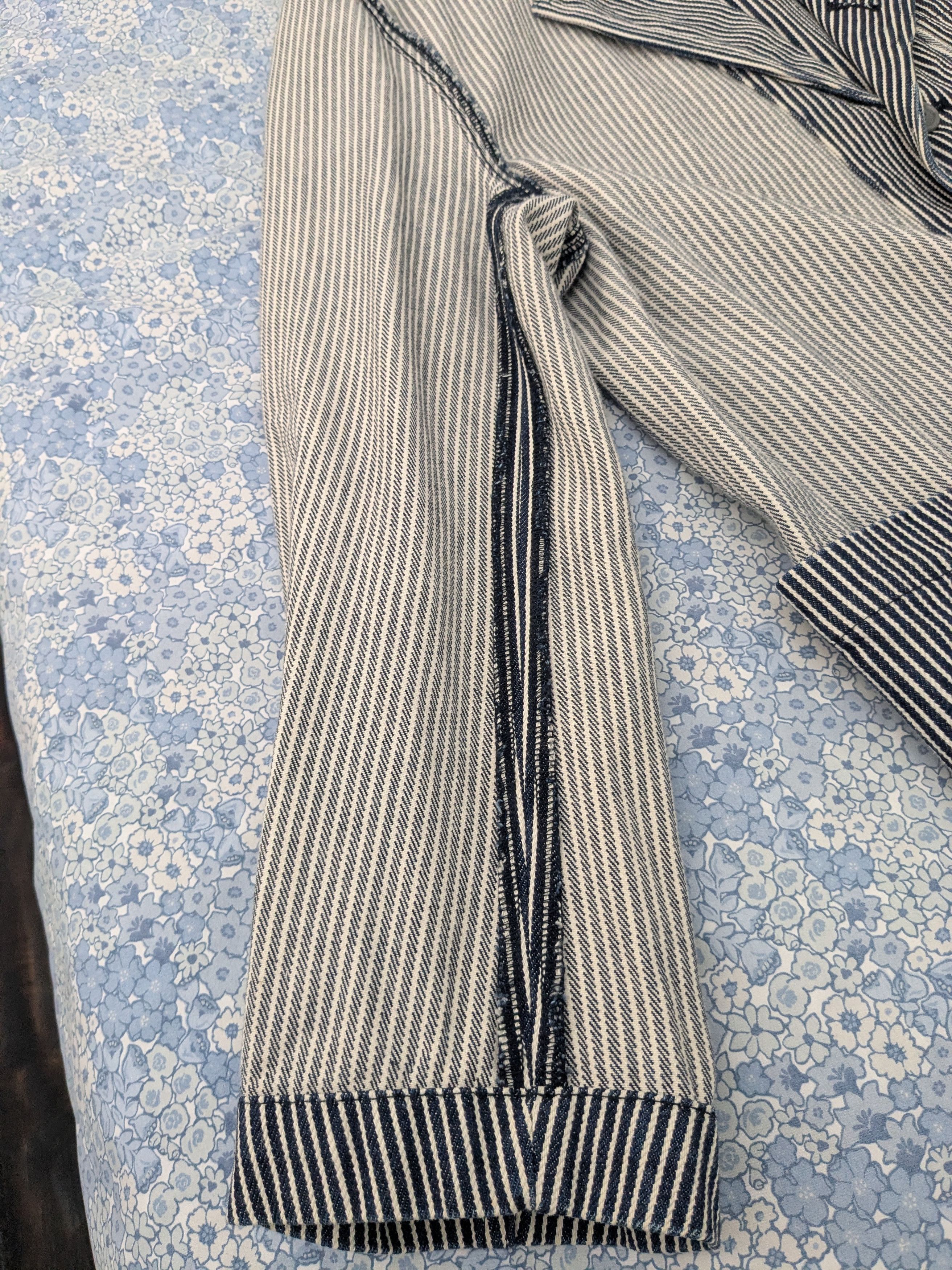 Comme des Garcons *RARE* 2001 Comme Des Garcons Homme Plus Stripe Jacket Size US M / EU 48-50 / 2 - 6 Thumbnail