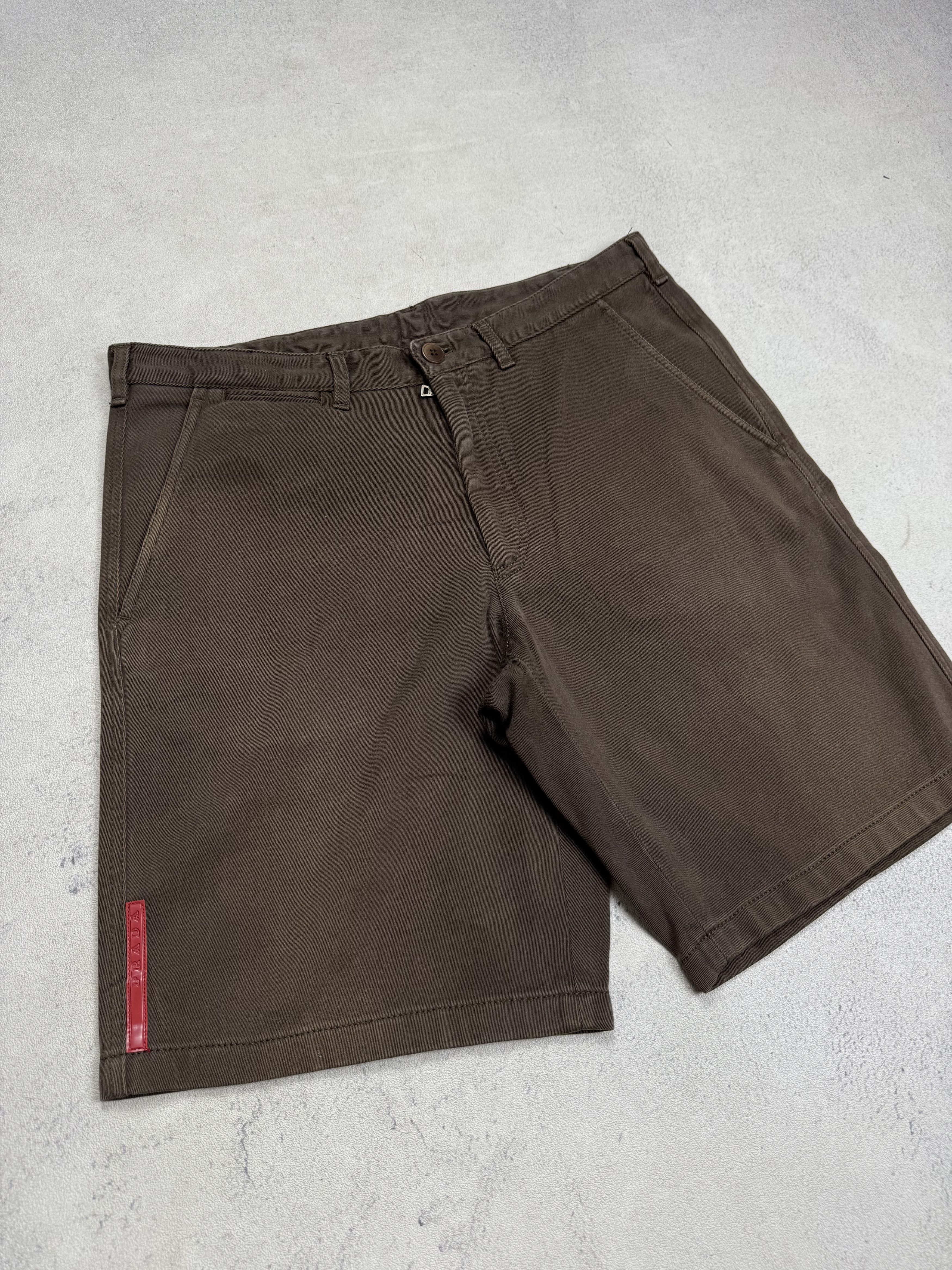 Prada Prada Brown Shorts Size US 34 / EU 50 - 2 Thumbnail
