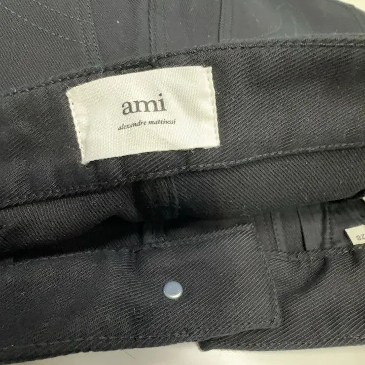 AMIPARIS Logo Print Casual Straight Pants -2507