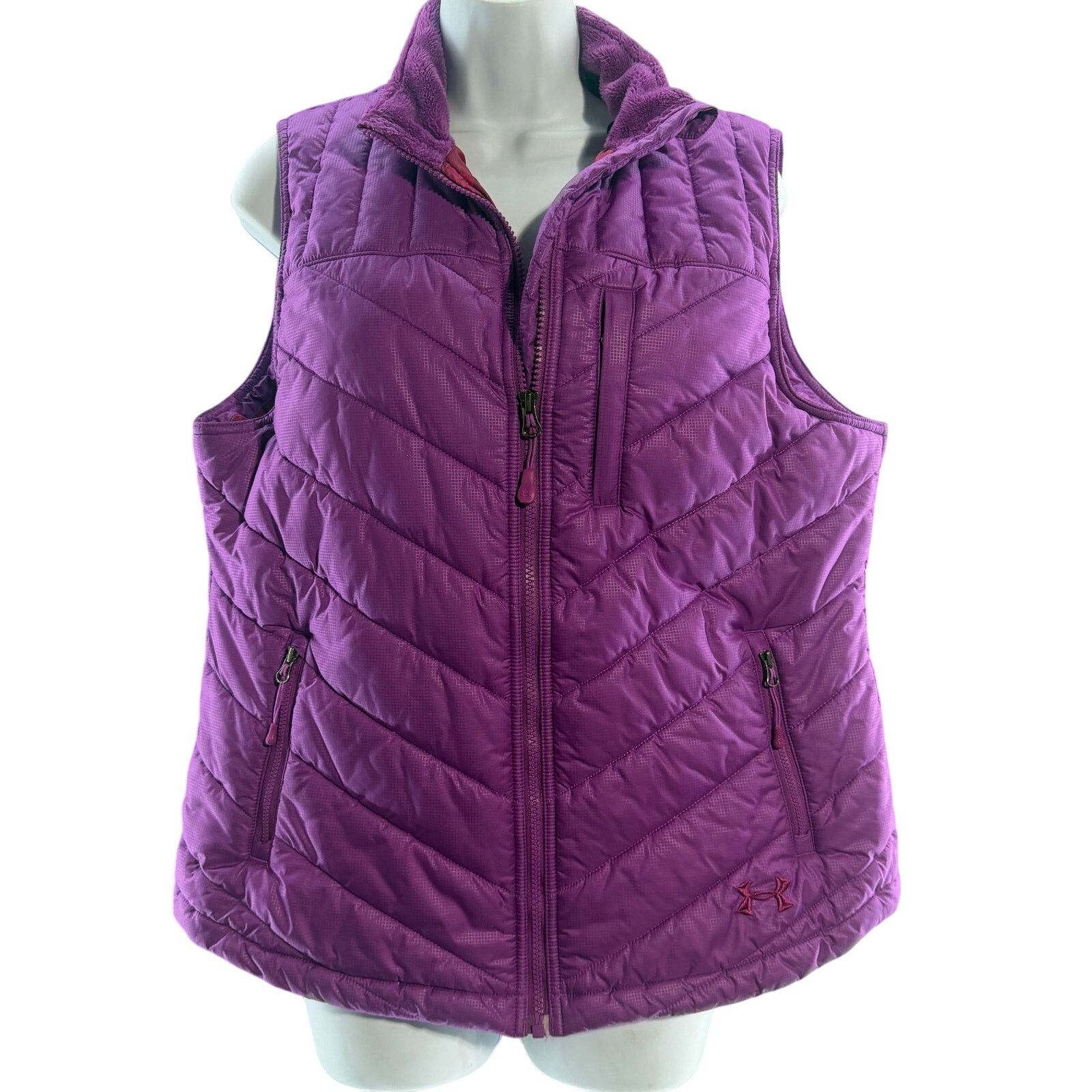 Under Armour Under Armour Storm Women’s Vest Quilted Zip Lined Sz Large Size L / US 10 / IT 46 - 1 Thumbnail