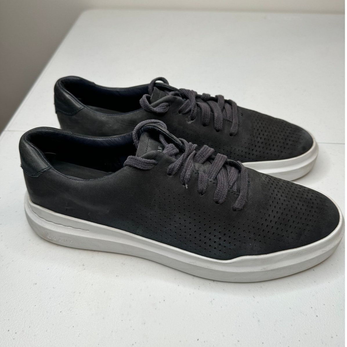 Cole Haan Cole Haan Men's GrandPro Rally Laser Cut Leather Sneakers Size US 8.5 / EU 41-42 - 1 Thumbnail