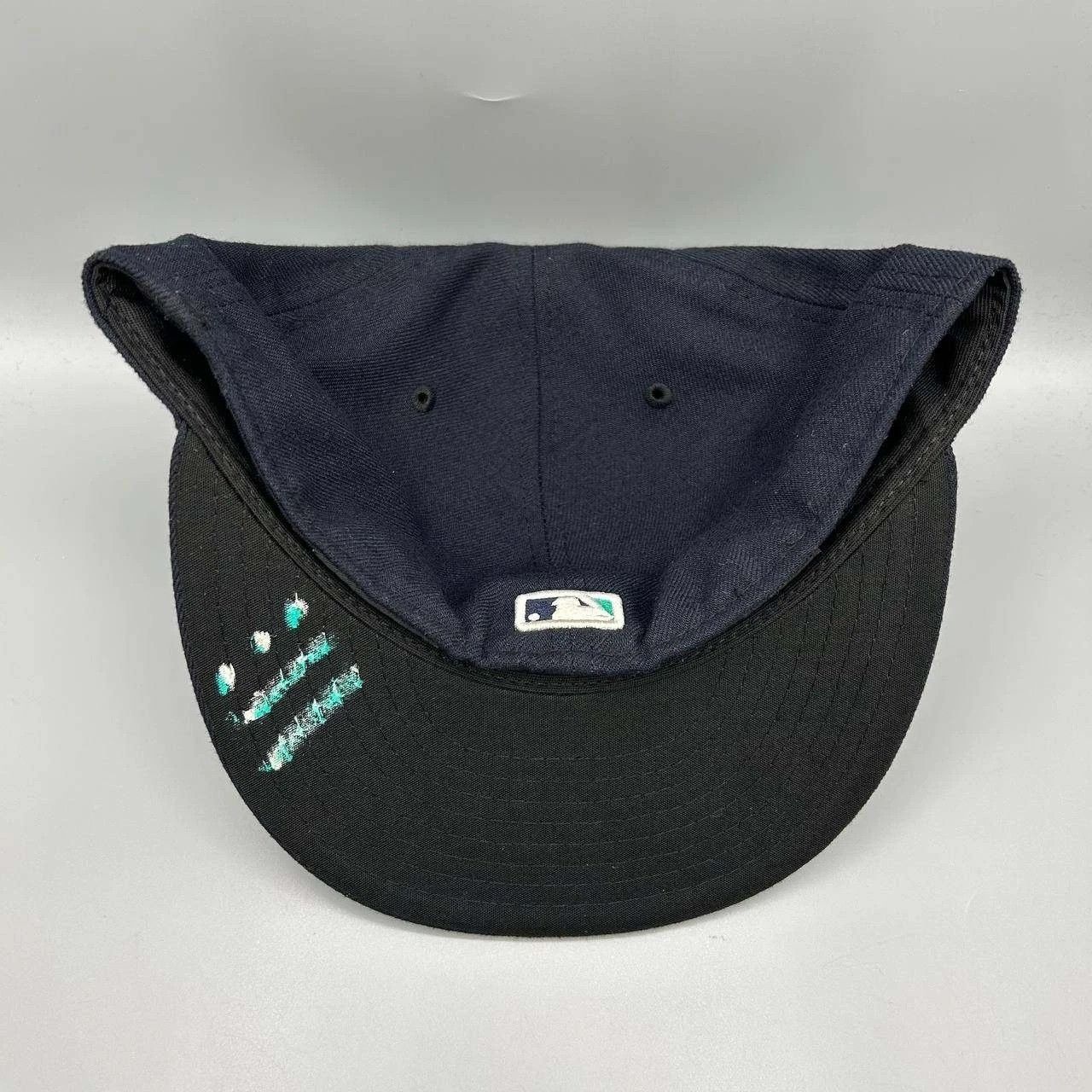 New Era Seattle Mariners Hat Men 8 Black MLB Embroidered Fitted Cap Size ONE SIZE - 9 Thumbnail
