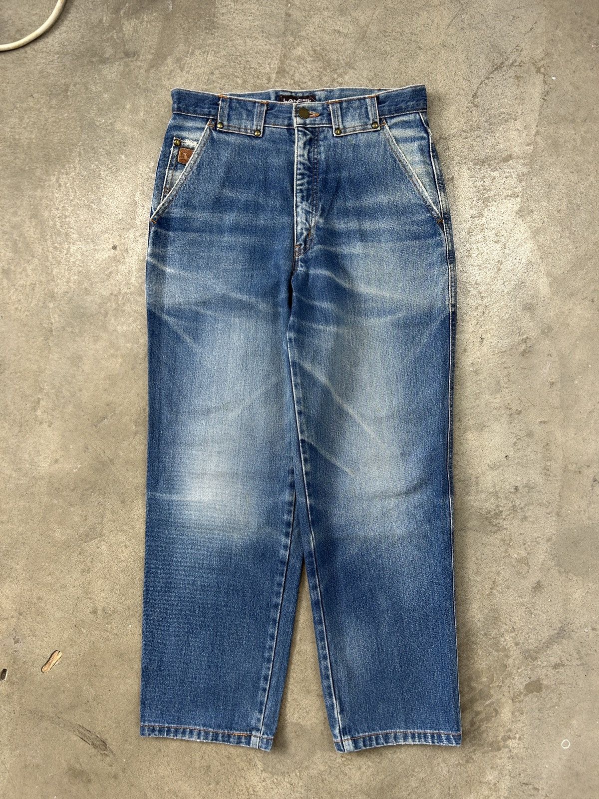 Lancel 1990s Lancel - Baggy Denim Jeans Size US 30 / EU 46 - 2 Thumbnail