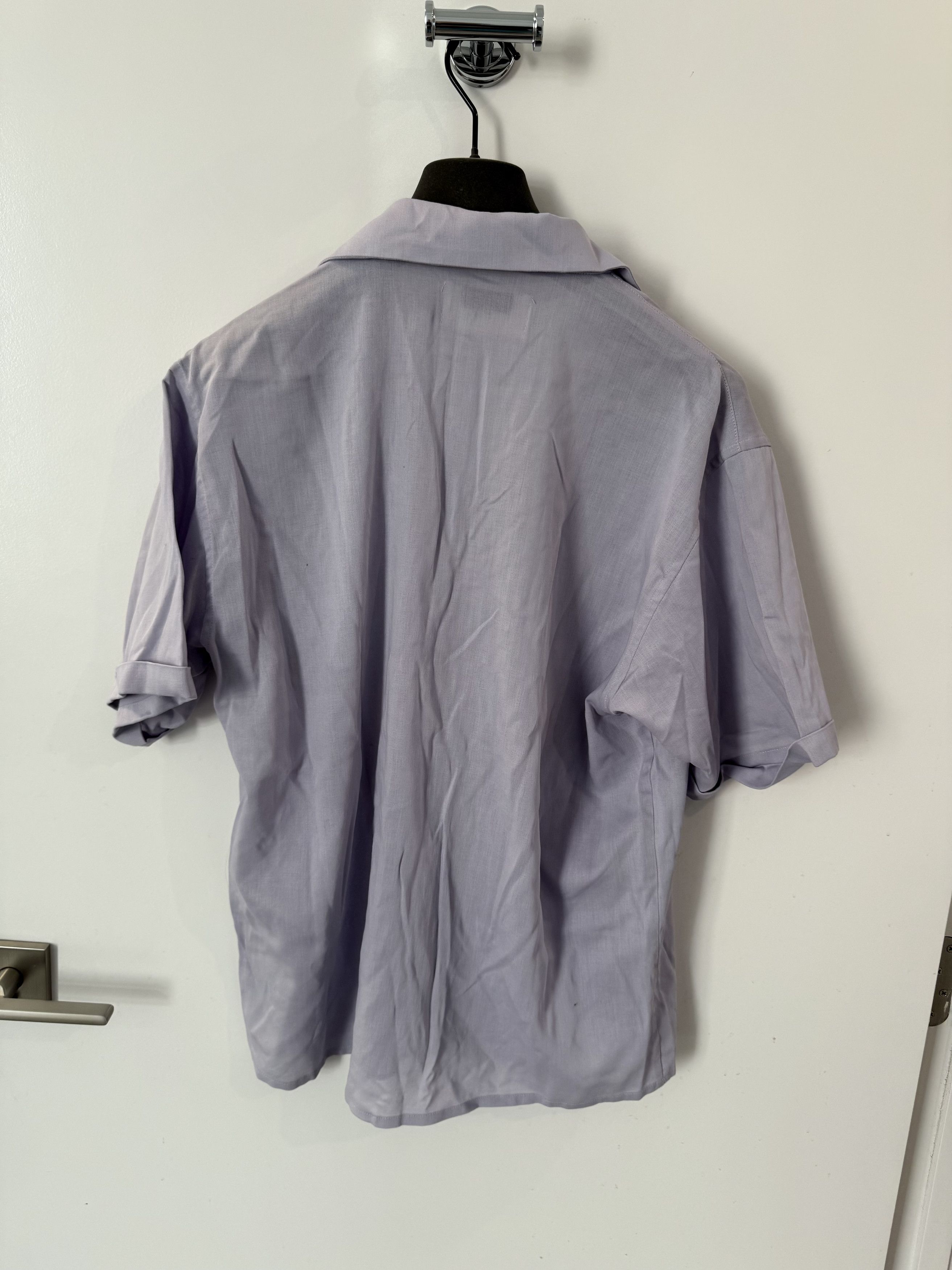 Second/Layer Second/Layer Open Collar Button Up Shirt - Lavender - L Size US L / EU 52-54 / 3 - 3 Thumbnail
