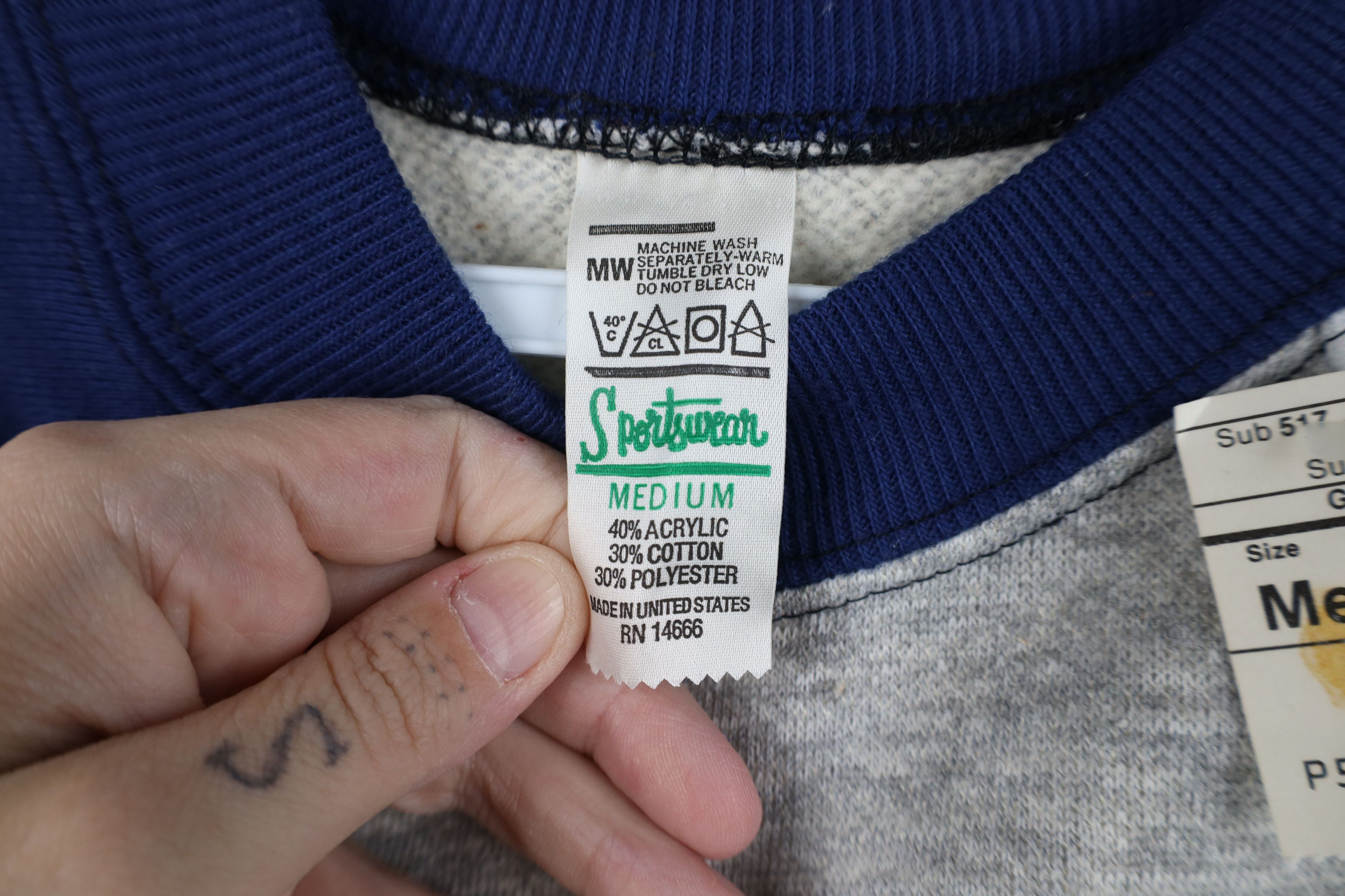 Vintage Deadstock Vintage 60s 70s Streetwear Raglan Sweatshirt USA Size US M / EU 48-50 / 2 - 6 Thumbnail