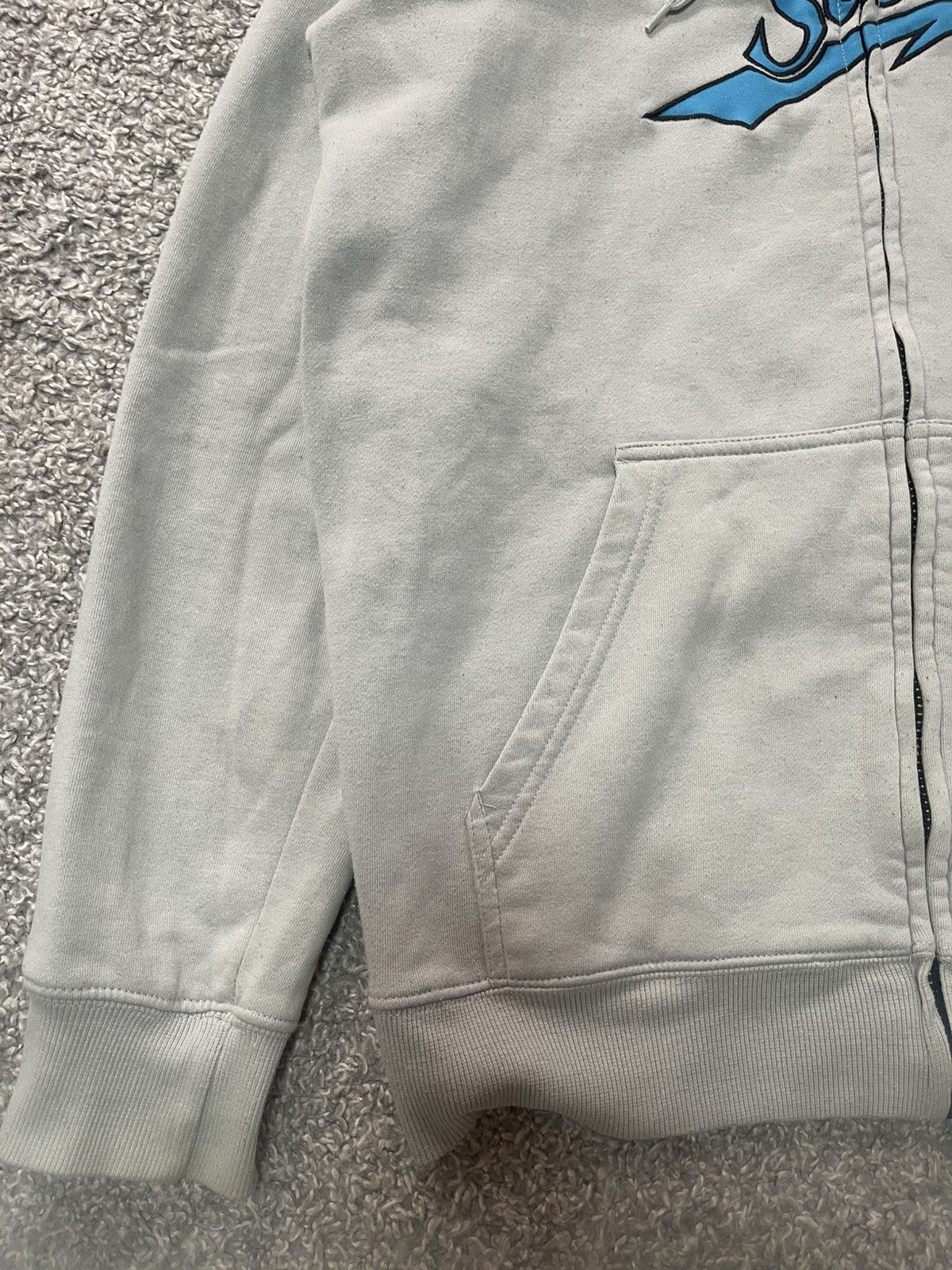 Quiksilver Quiksilver Hoodie Y2K Skate Surf Zip Embroidered Sweatshirt Size US L / EU 52-54 / 3 - 4 Thumbnail