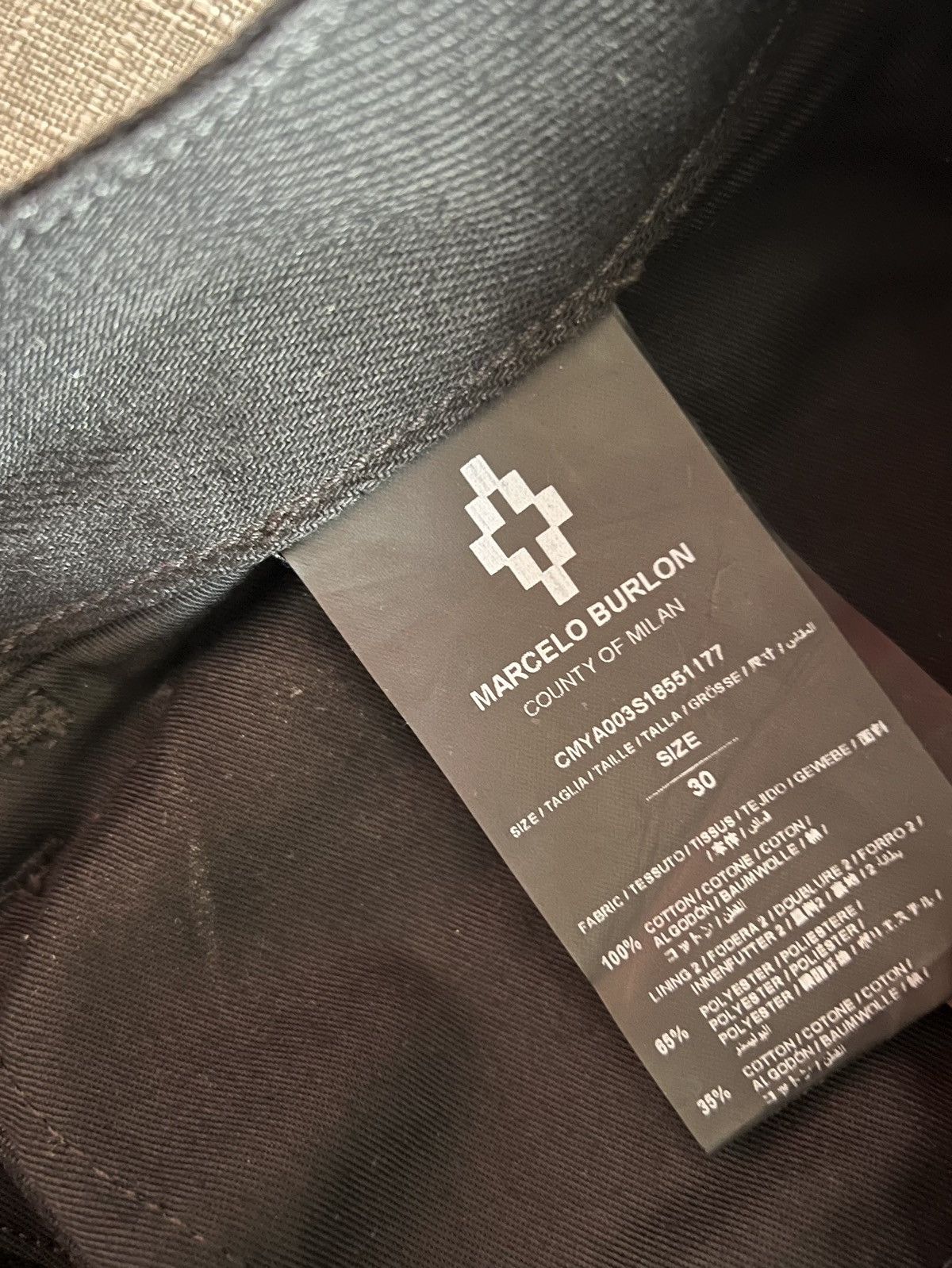 Marcelo Burlon Marcelo Burlon Flags skinny jeans Size US 30 / EU 46 - 4 Thumbnail