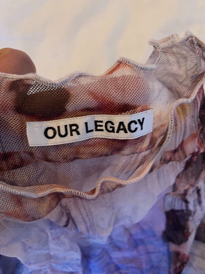 Our Legacy Our Legacy Printed high collar top Size S / US 4 / IT 40 - 5 Thumbnail